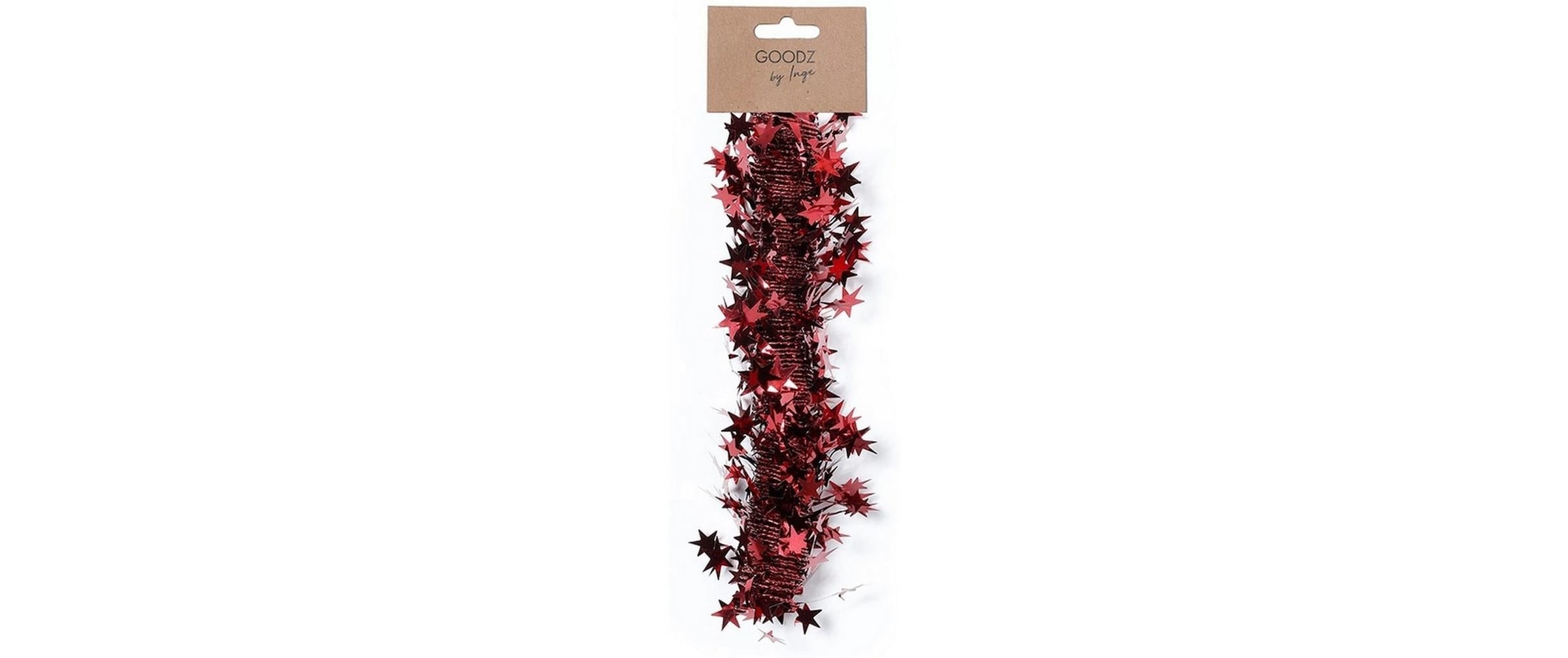   Décorations pour l'arbre de Noël »Holly & Jolly Weihnachtsschmuck Spirale mit Sternen 7.5 m«