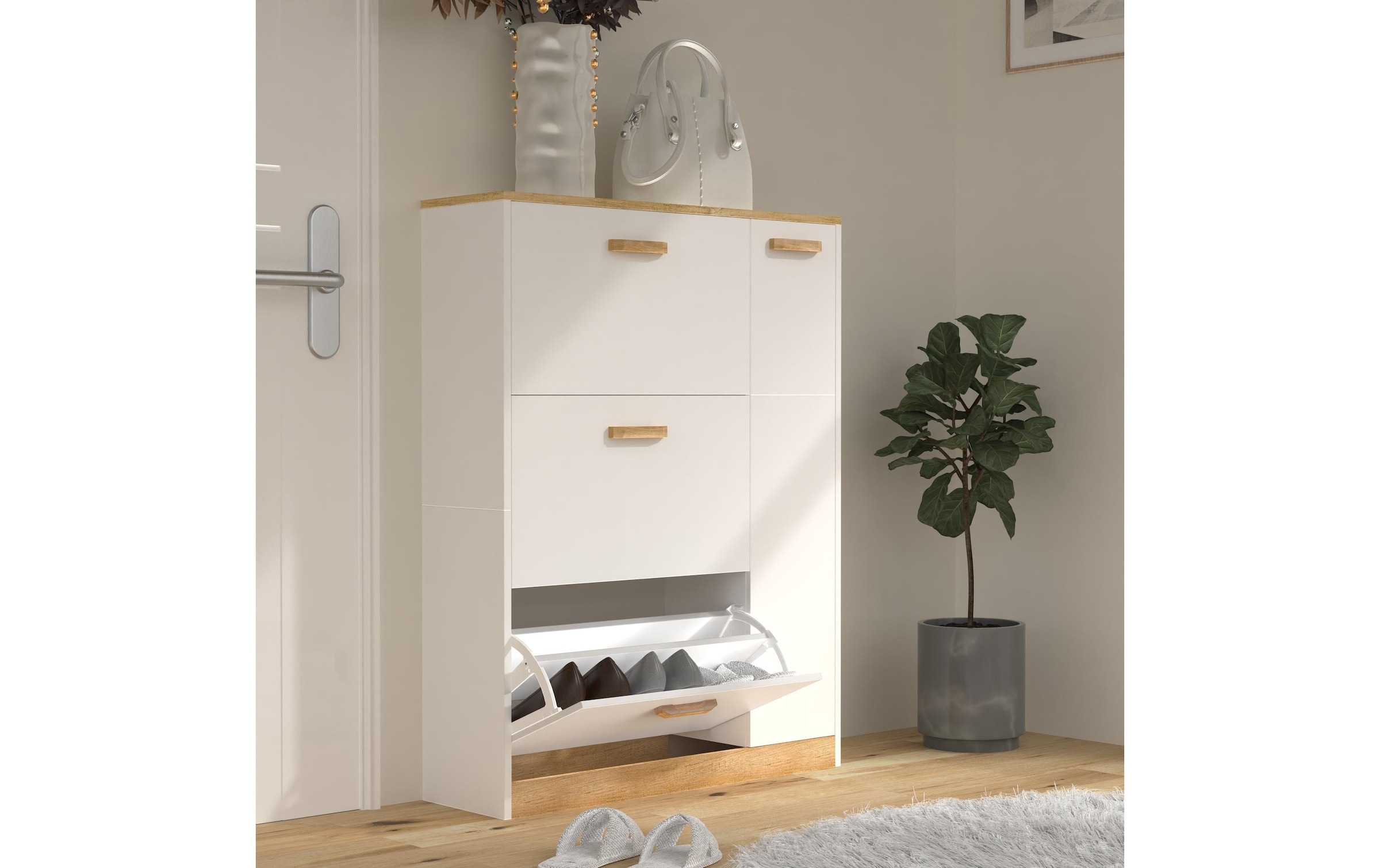 VCM Schuhschrank »Halom L 80 x 105 cm«
