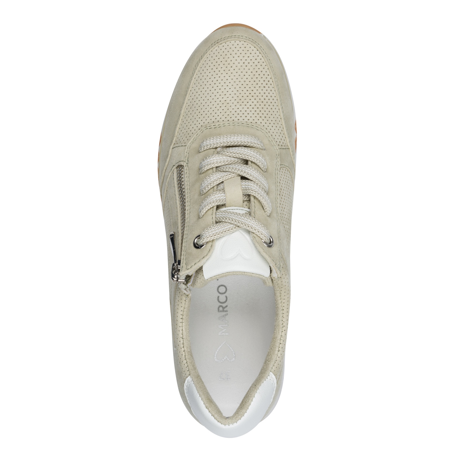 MARCO TOZZI Baskets compensées  chaussure de loisirs, chaussure basse, chaussure à lacets en version vegan