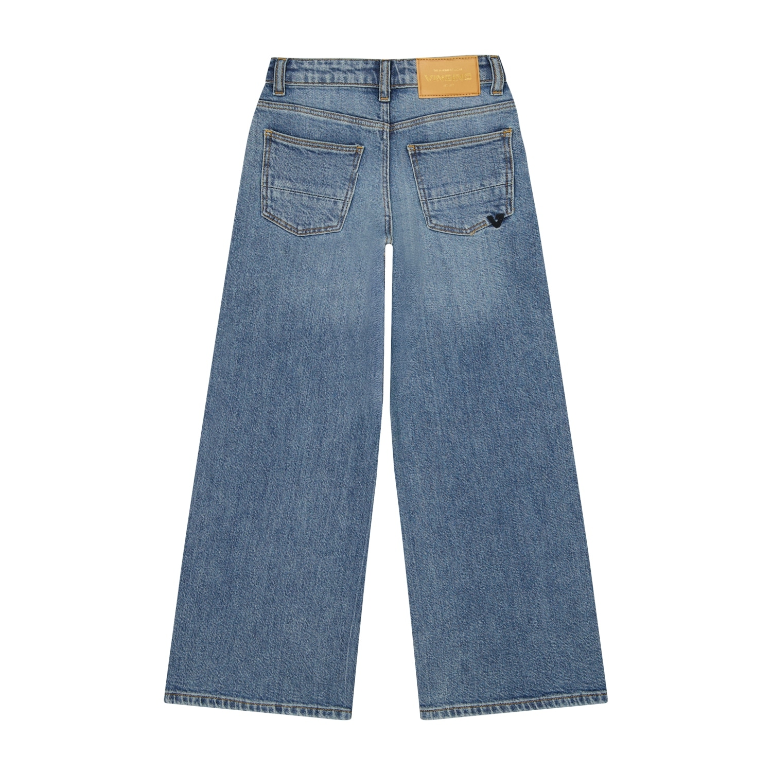 Vingino Jeans large »Cita Special« style 5 poches, brodé, jambe large
