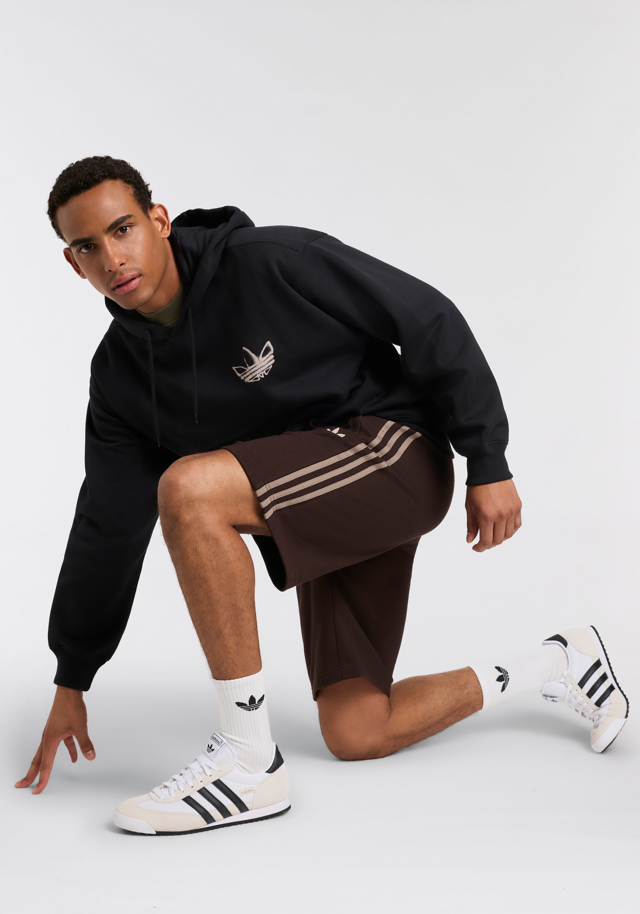 adidas Originals Sweat à capuche »POWDER TONGUE H«, style sportif, sans fermeture
