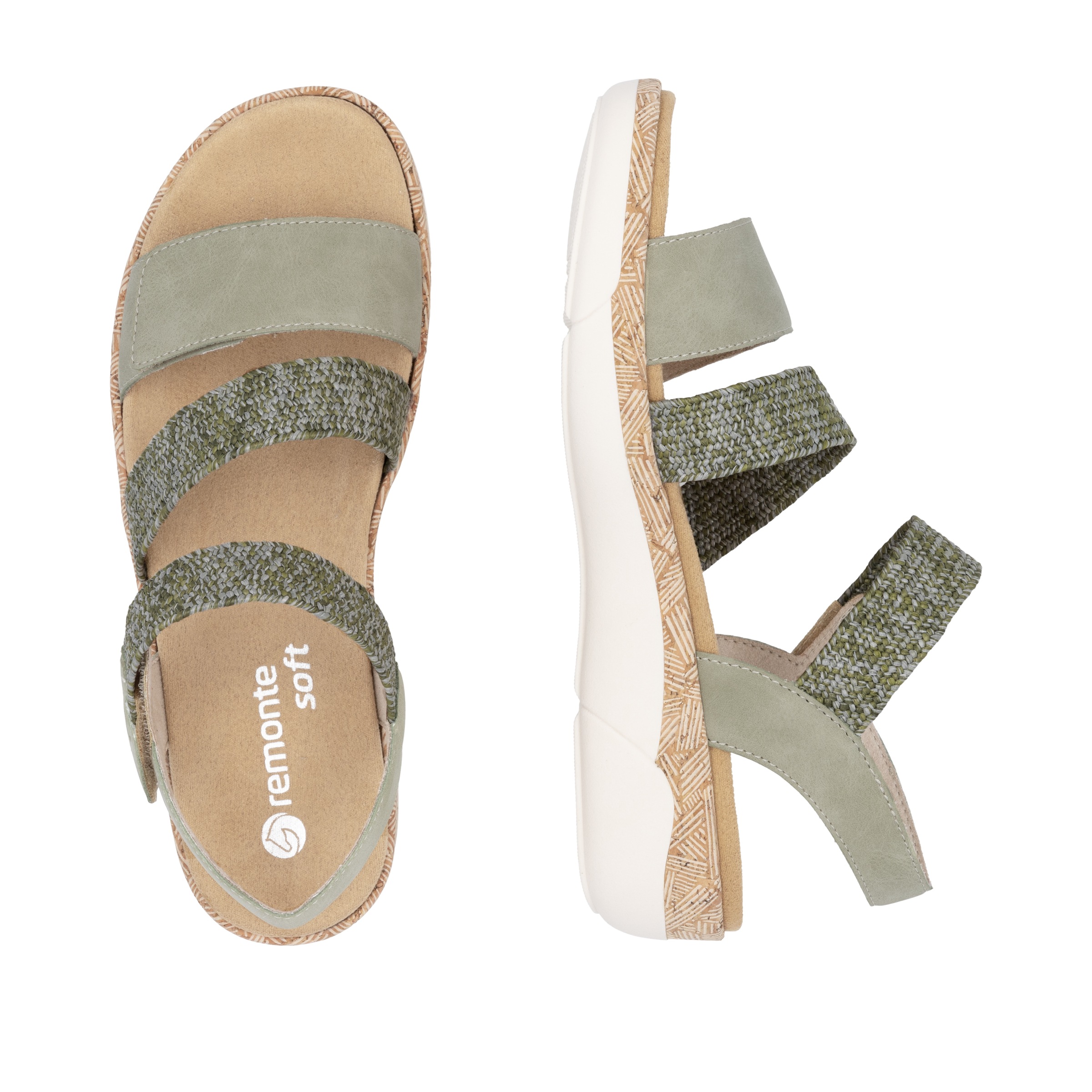 Remonte Keilsandalette  Riemchensandale, Bequemschuh, Sommerschuh mit Soft-Fussbett
