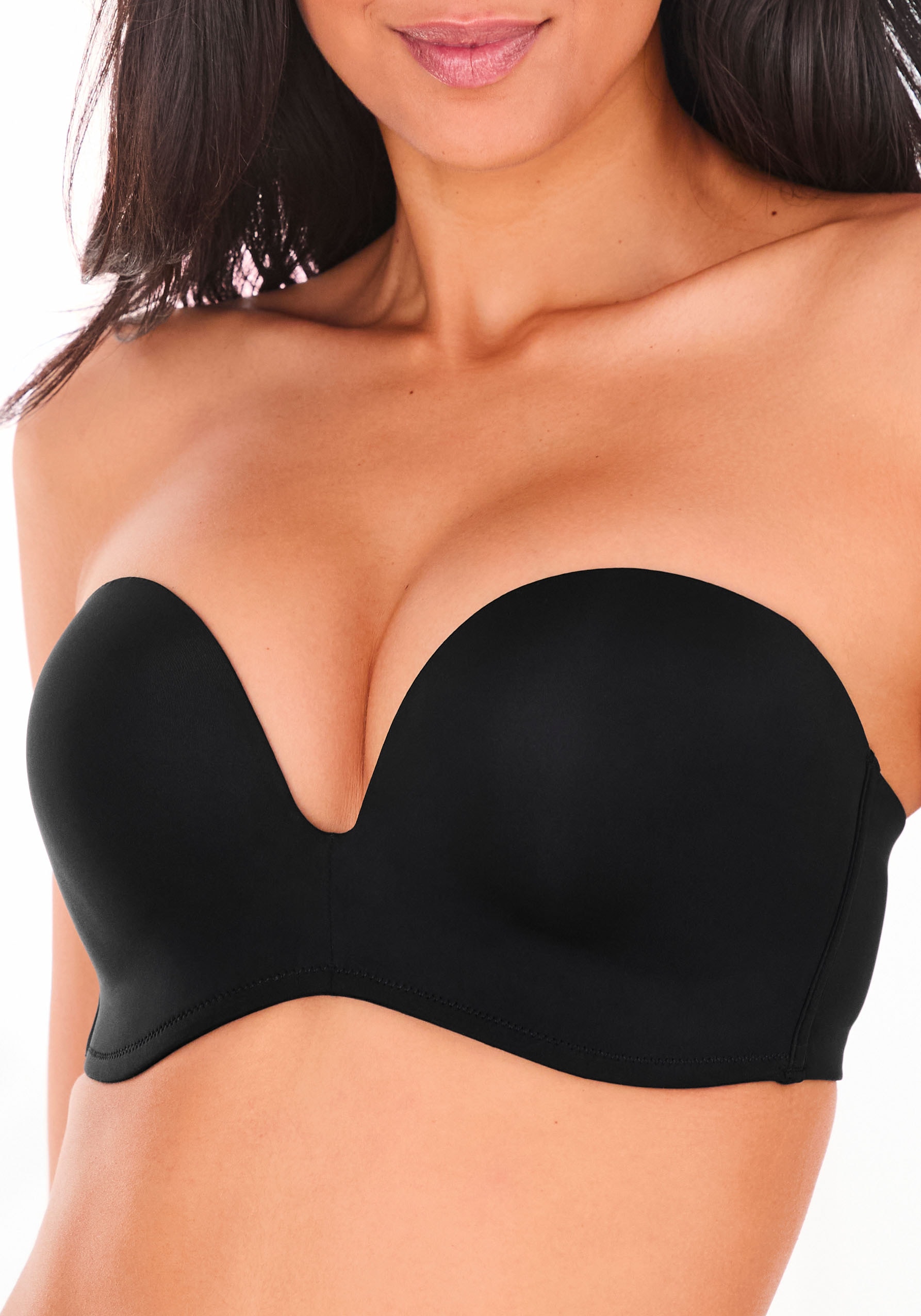 LASCANA Soutien-gorge Multiway mit 3 Tragevarianten, integrierter Stützfunktion, Push-up-Kissen