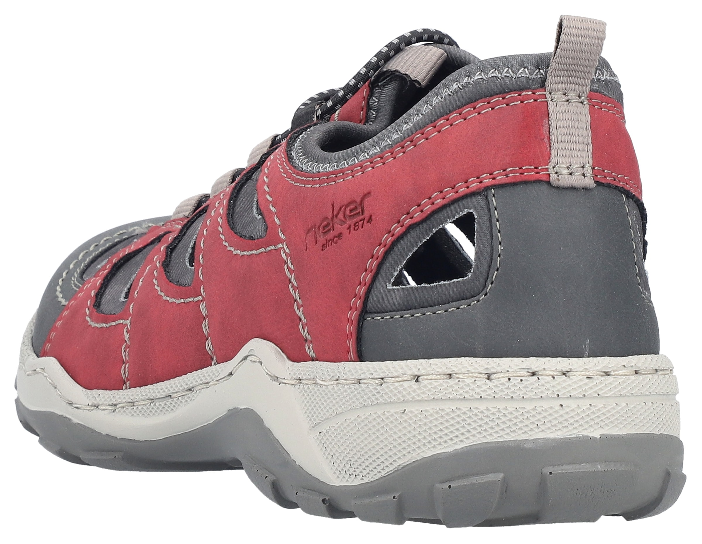 Rieker Slipper  chaussure de trekking, sandale, chaussure d’été avec élastique pratique