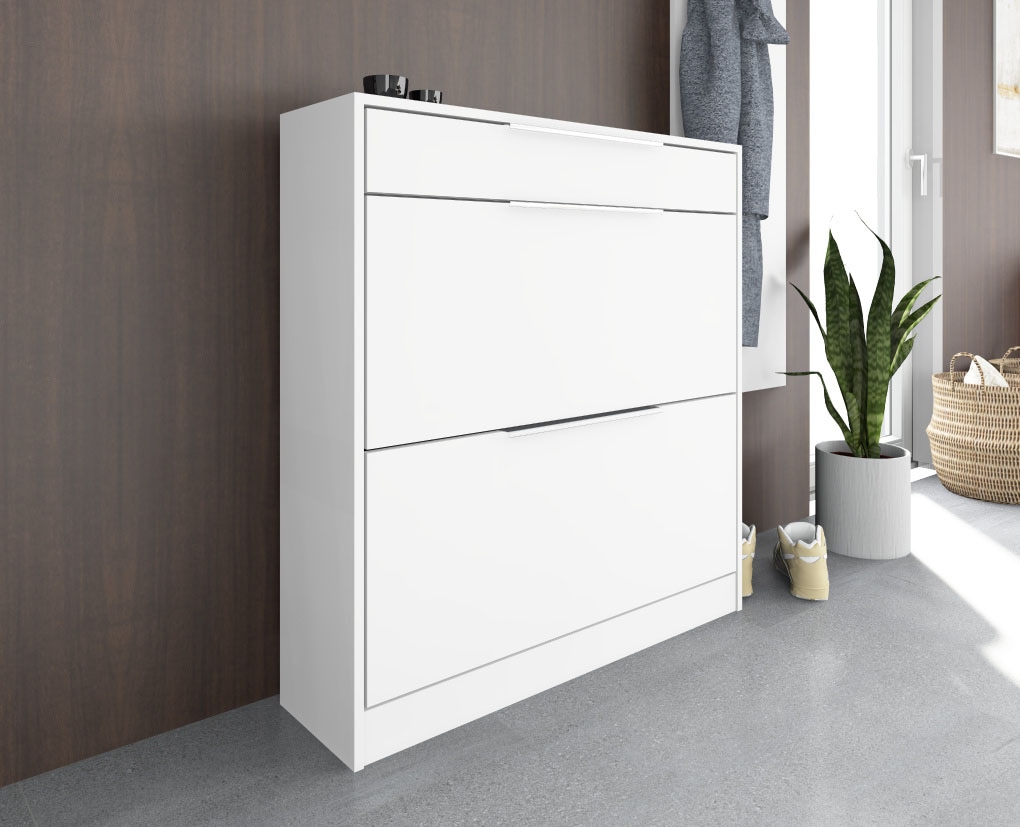 borchardt Möbel Armoire à chaussures »Oliva« Stehende Montage, Wandmontage & Glasböden unter Mehr aus der Serie