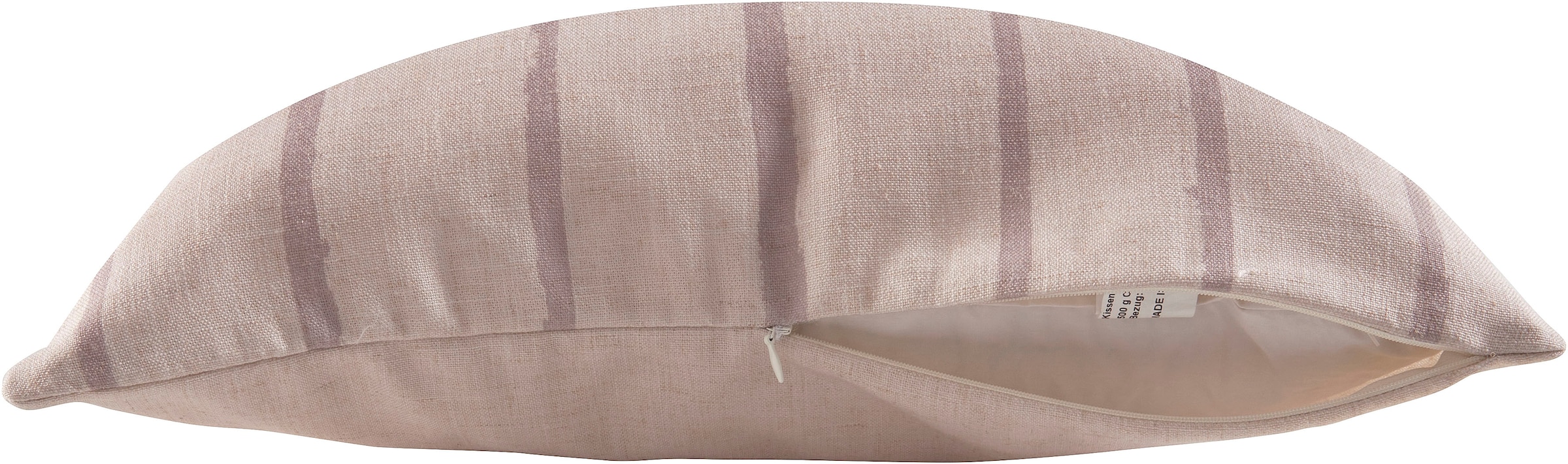 LeGer Home by Lena Gercke Coussin décoratif »Zayla« Edler Leinenlook, Kissenhülle & Reissverschluss, ohne Füllung, 50x50cm,