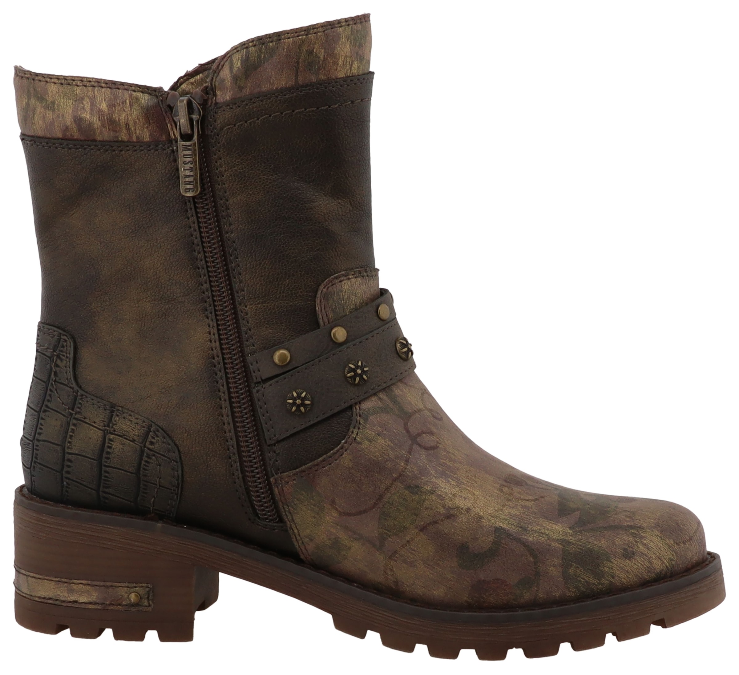 Mustang Shoes Bottes d'hiver »Haukea«  Bottes biker à talon bloc