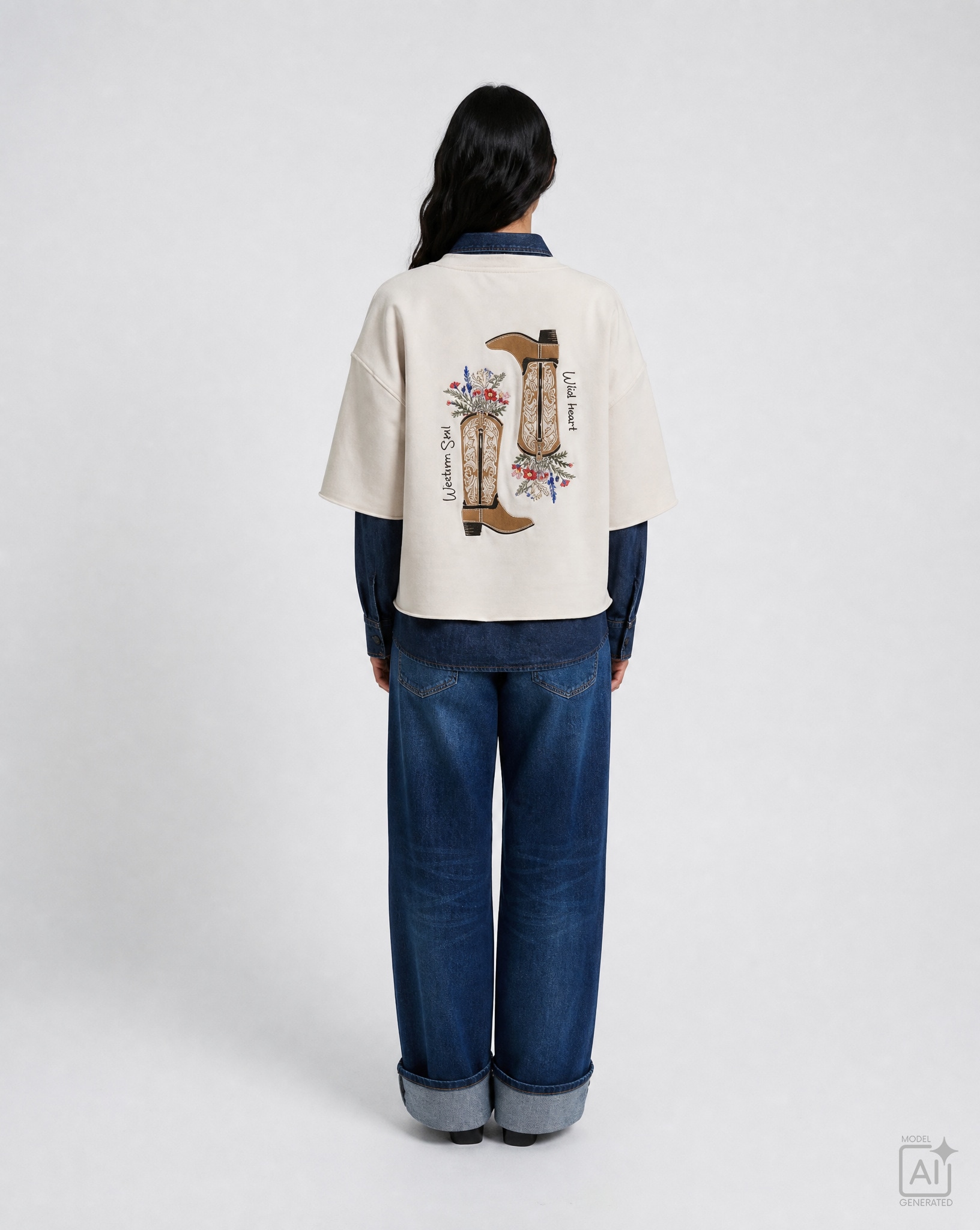 Smith & Soul T-Shirt mit Print, Boxy Fit