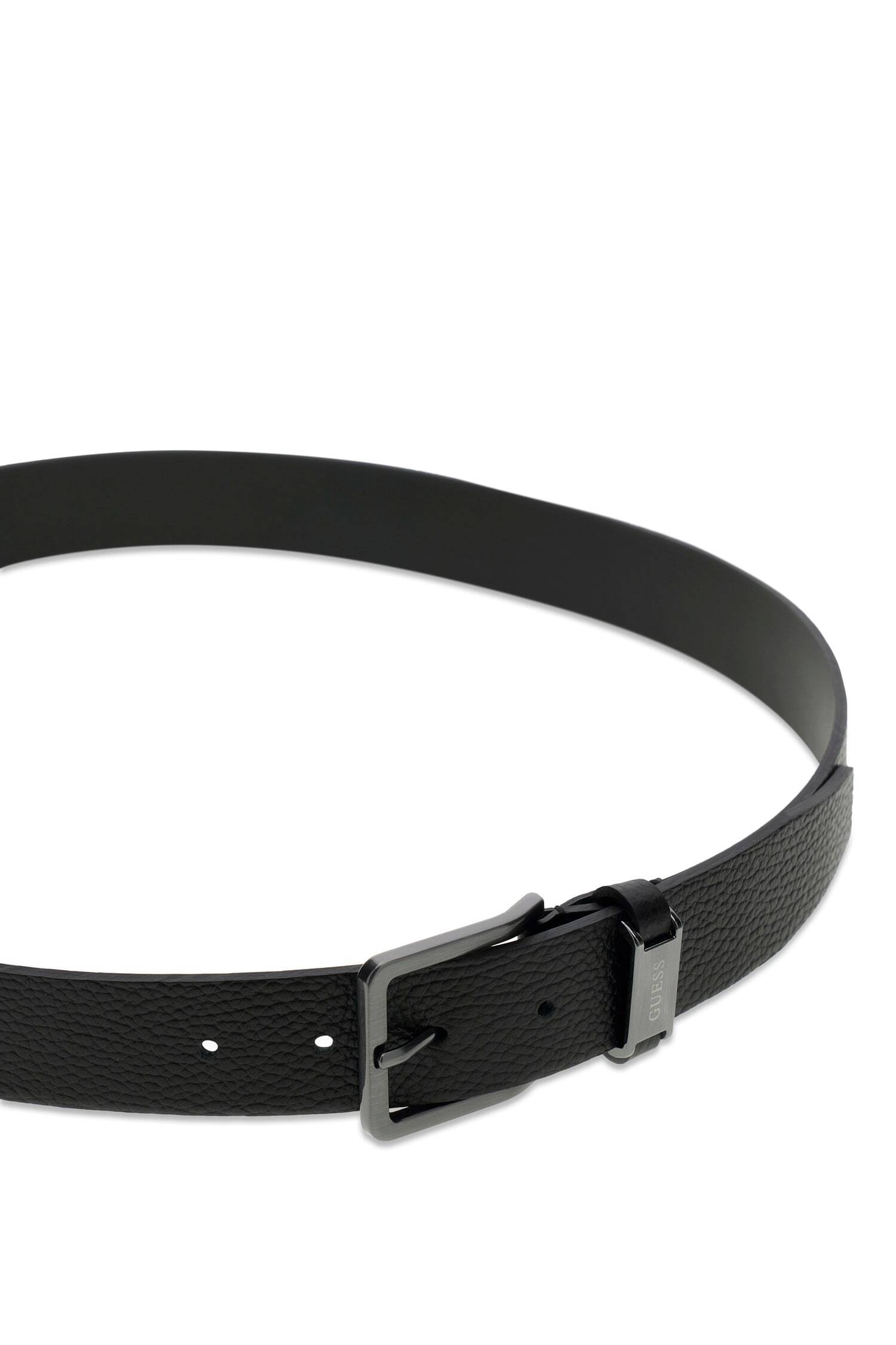 Guess Ceinture en cuir »BELT H35« avec structure grainée