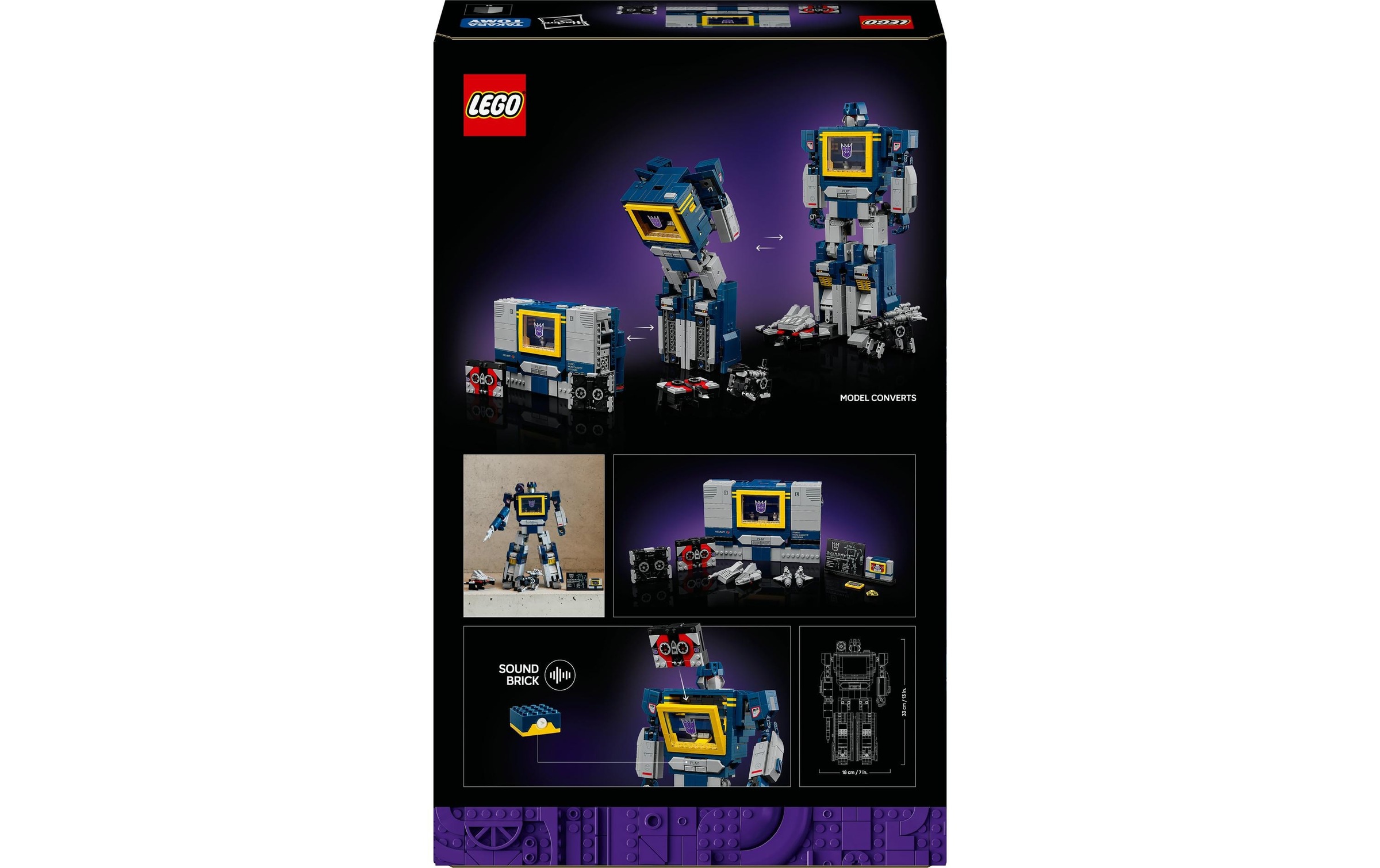 LEGO® Konstruktionsspielsteine »Icons Transformers: Soundwave 10358«