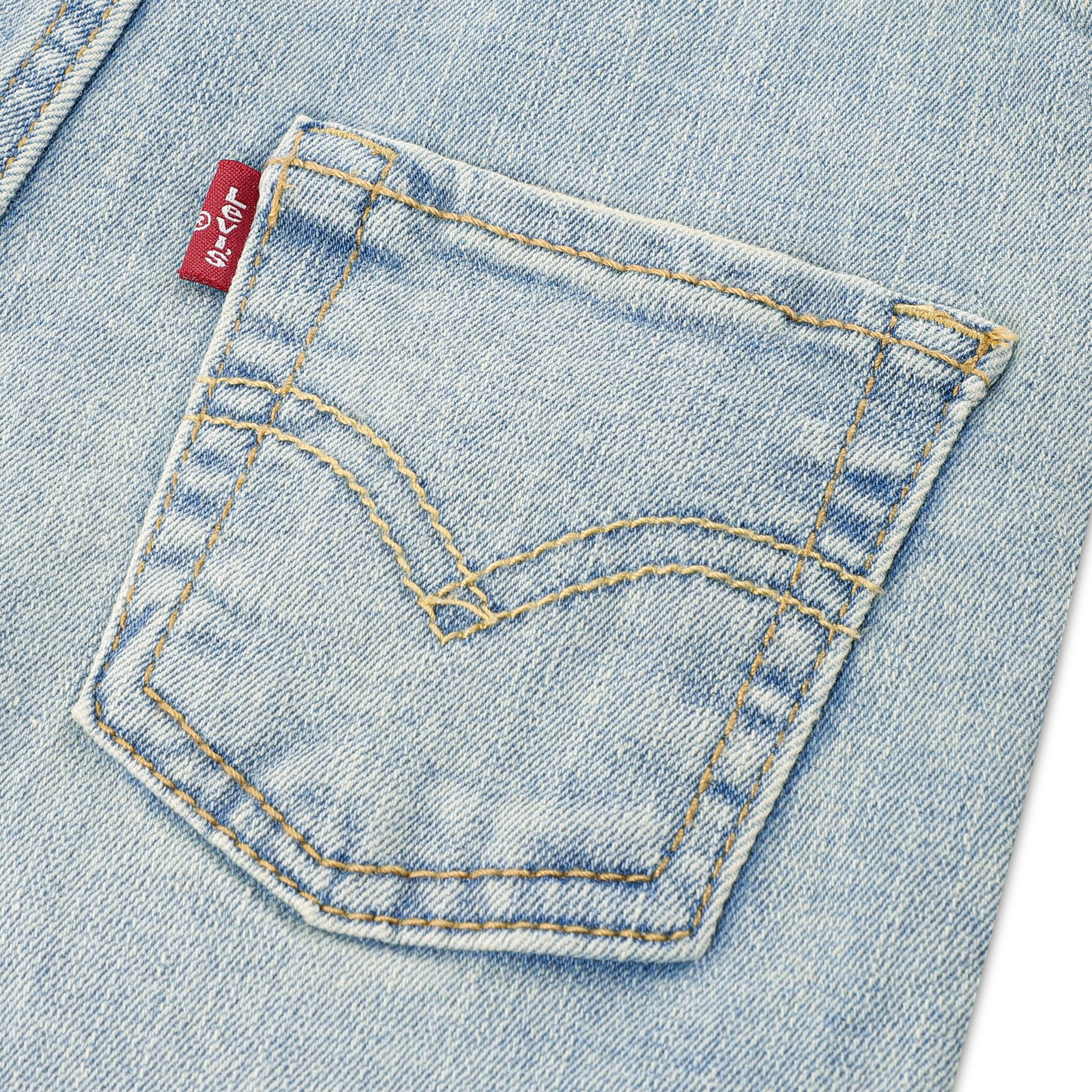 Levi's® Kids Jeanslatzhose »LVN DENIM OVERALL« wickelfreundliche Knopföffnung, Regular Fit