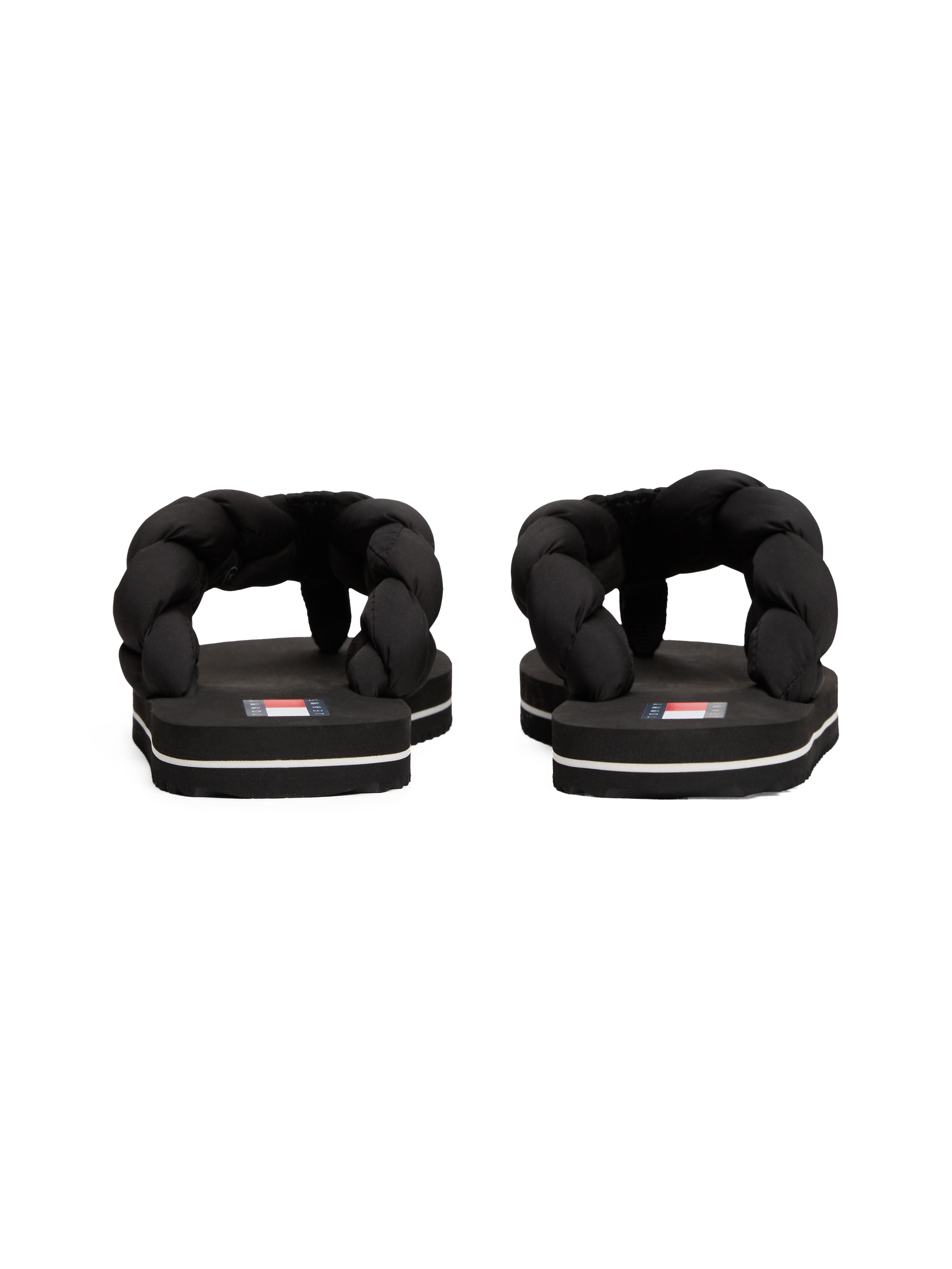 Tommy Jeans Séparateur d'orteils »BRAIDED THONG BEACH SANDAL«  , Dianette, chaussure d'été avec bande tressée et rembourrée