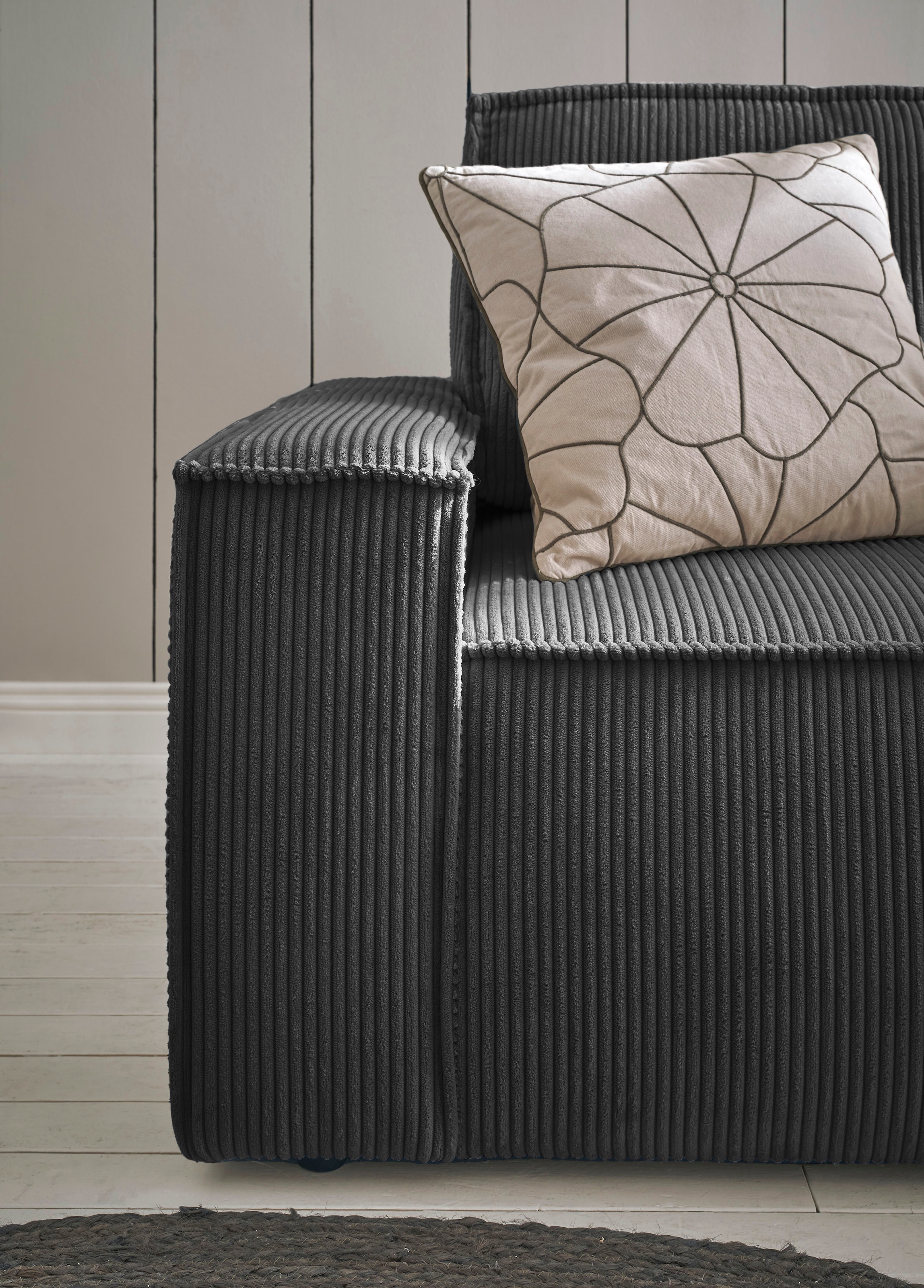 GOODproduct Fauteuil »SHERWOOD, Love-Seat in 3 Stoffarten verfügbar« compatible avec la série de coussins SHERWOOD