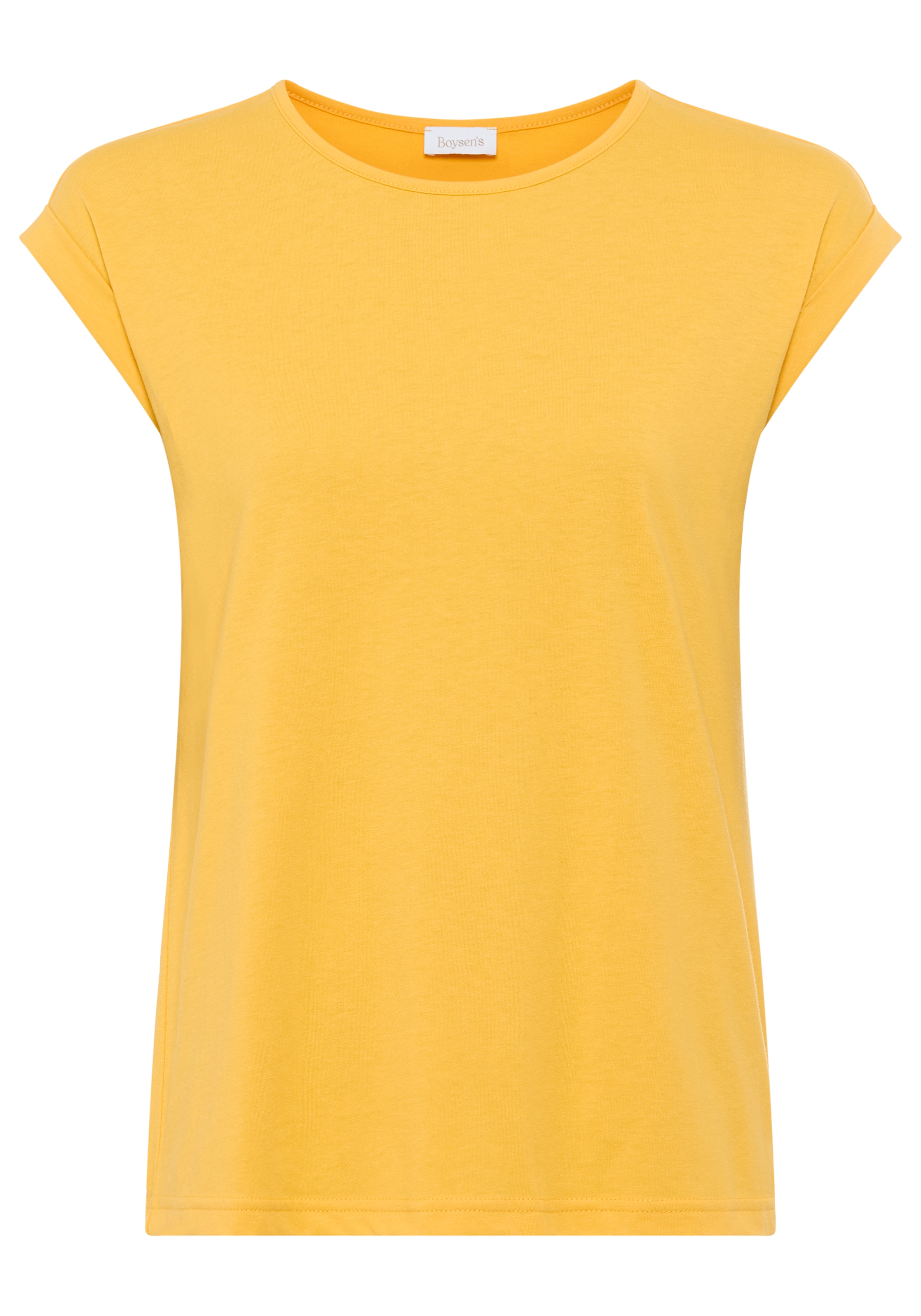 Boysen's T-Shirt »in vielen Farben & grossen Grössen« Kurzarm,  unifarben,  Rundhals,  für Freizeit und Alltag