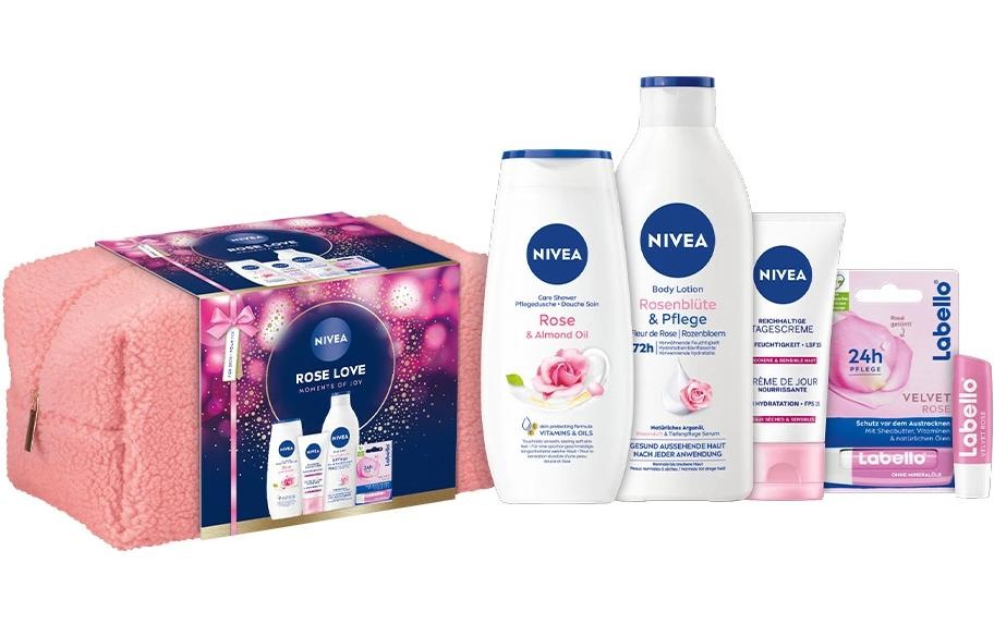 Nivea Pflege-Set »Geschenkset Rose Love 4-teilig«