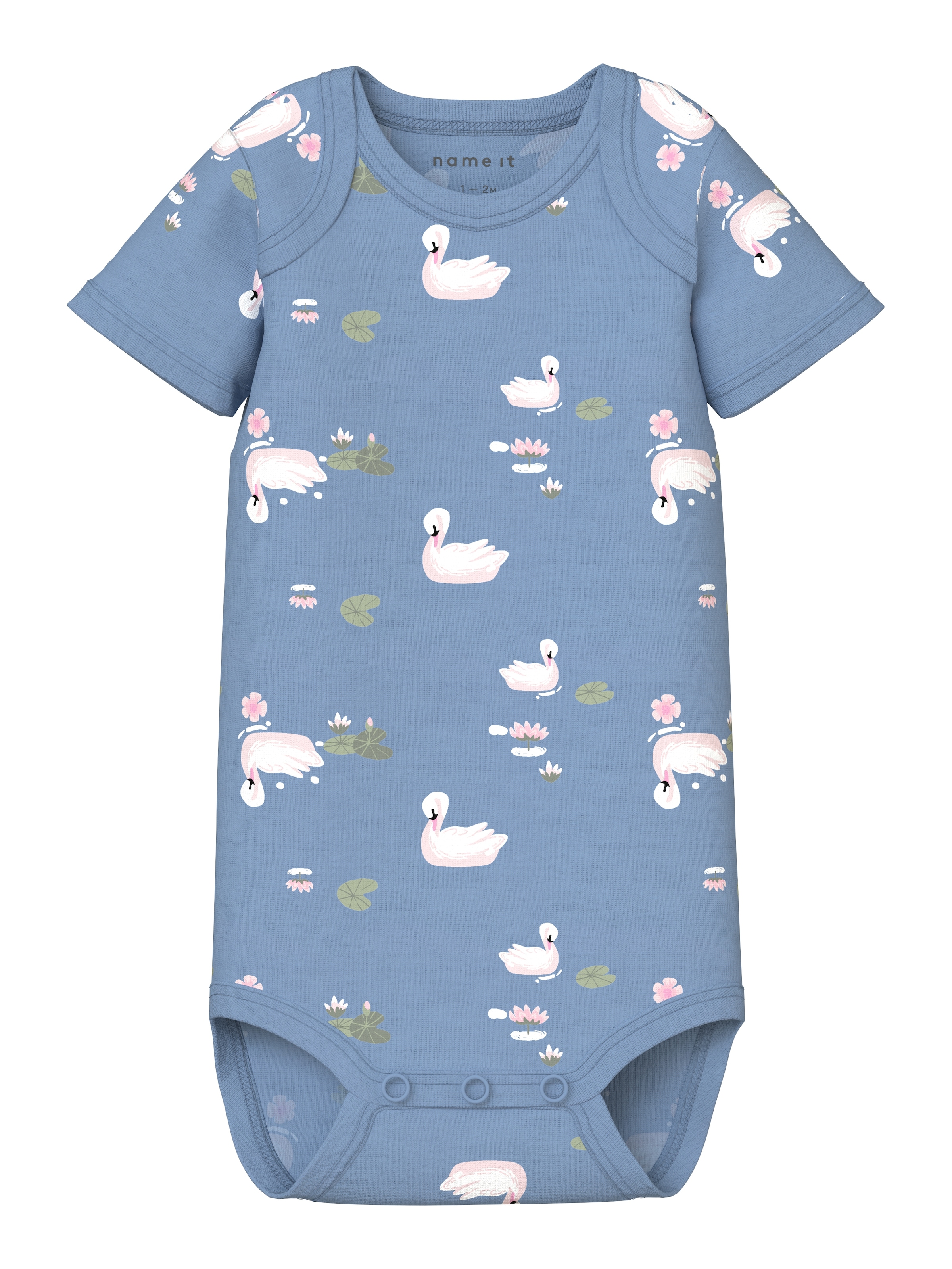 Name It Kurzarmbody »NBFBODY 3P SS SWAN NOOS« Packung, 3 tlg.