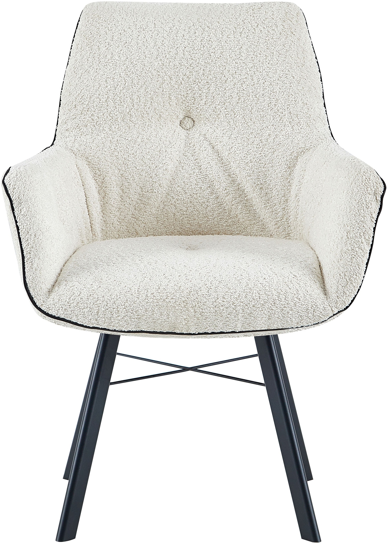 Kayoom Chaise avec accoudoirs »Stuhl Allie 125, mit Armlehne, 180° drehbar, mit Rückholautomatik« () 1 cuis180°-drehbar mit Auto-Rückholfunktion,einfaches Aufstehen mit Armlehne