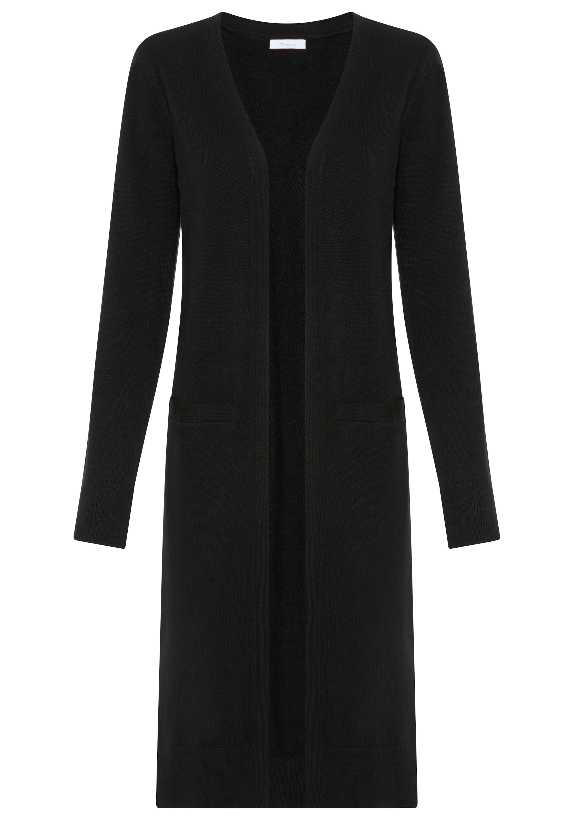 Tamaris Strickjacke in Longform aus kuschligem Viskosegestrick