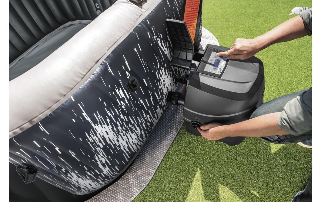 Intex Jacuzzi »4-Personen Round Bubble Spa Set Ø 196«