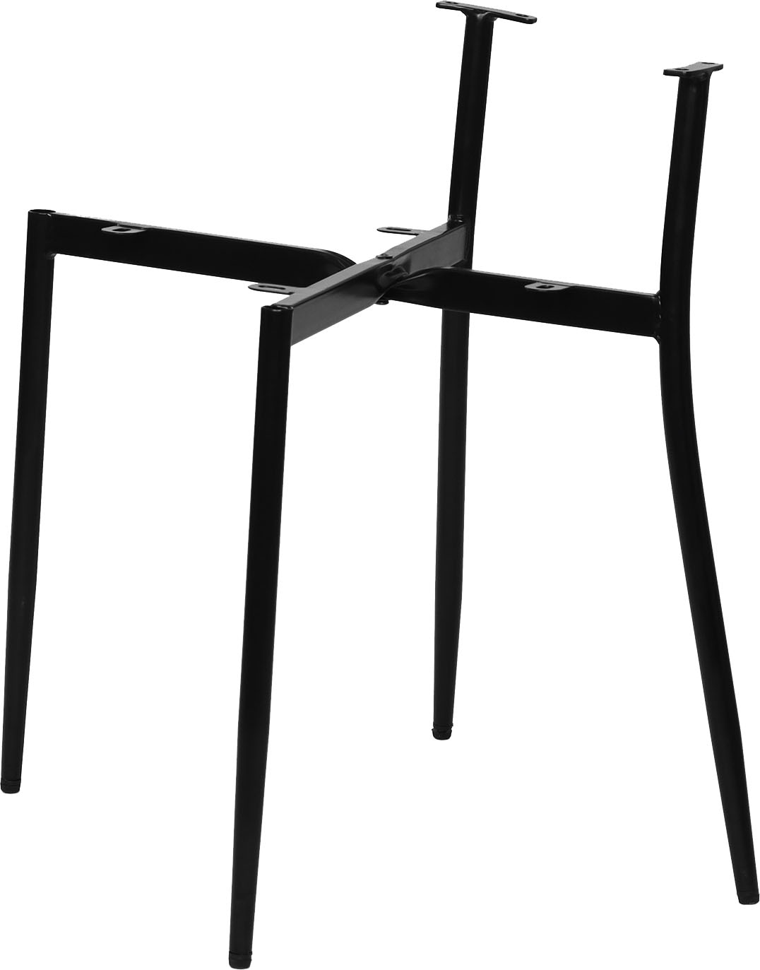 SIT Chaise à 4 pieds »Odessa 2er-Set Polsterstühle mit Strukturstoff & Metallgestell« (Ensemble) 2 cuisTissu structuré Öko-Tex & dossier ergonomiquement arrondi