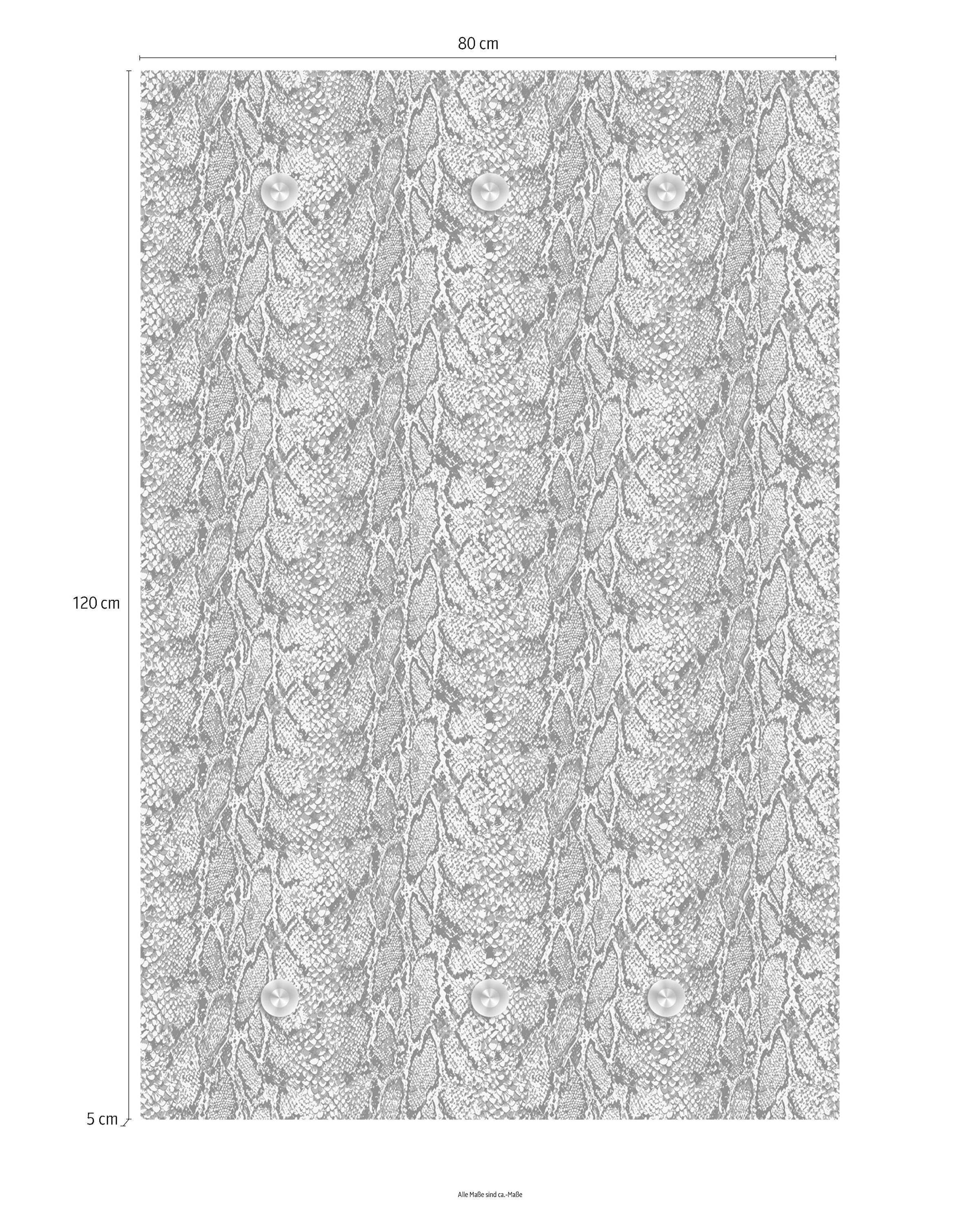 queence Garderobenleiste »Krokodil« mit 6 Haken, 80 x 120 cm
