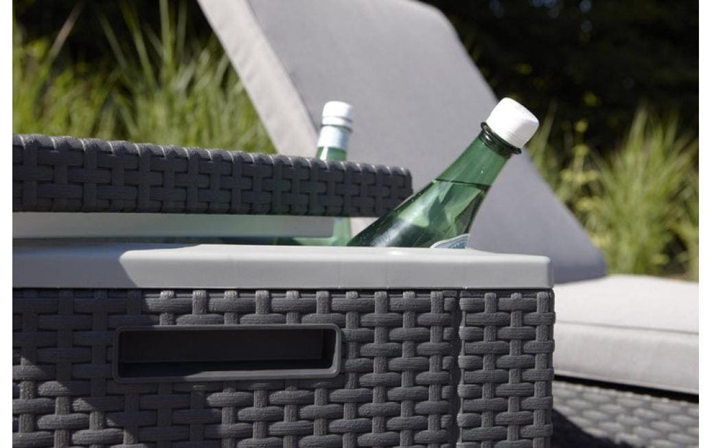 Allibert Gartentisch »Lounge Ice Cube, Graphite, 40L, 42 x 42 x 41«
