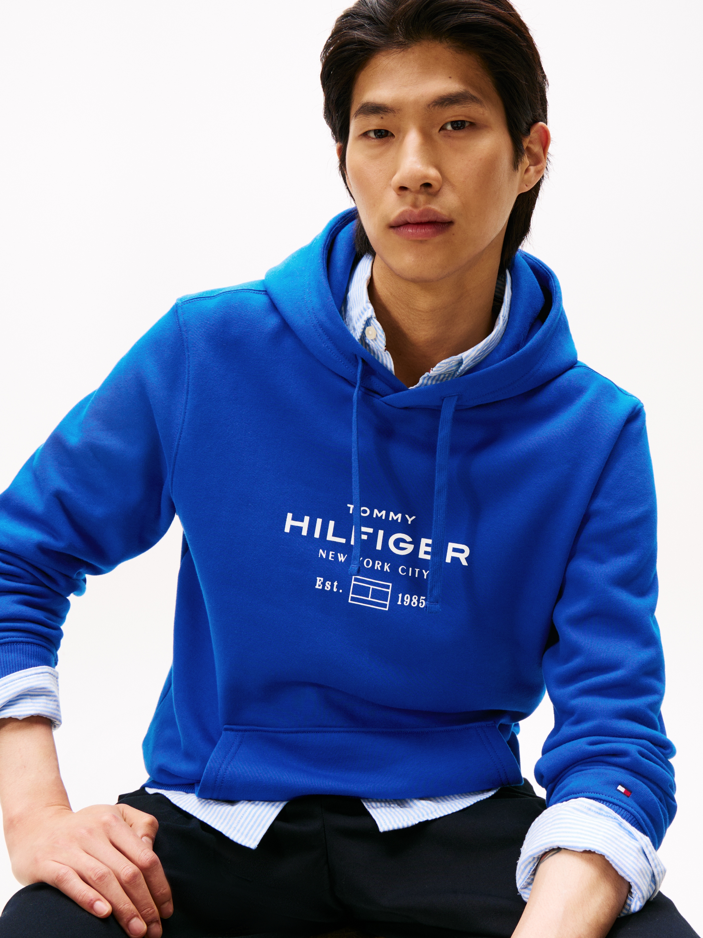 Tommy Hilfiger Kapuzensweatshirt »OVAL GRAPHIC HOODIE« Regular fit