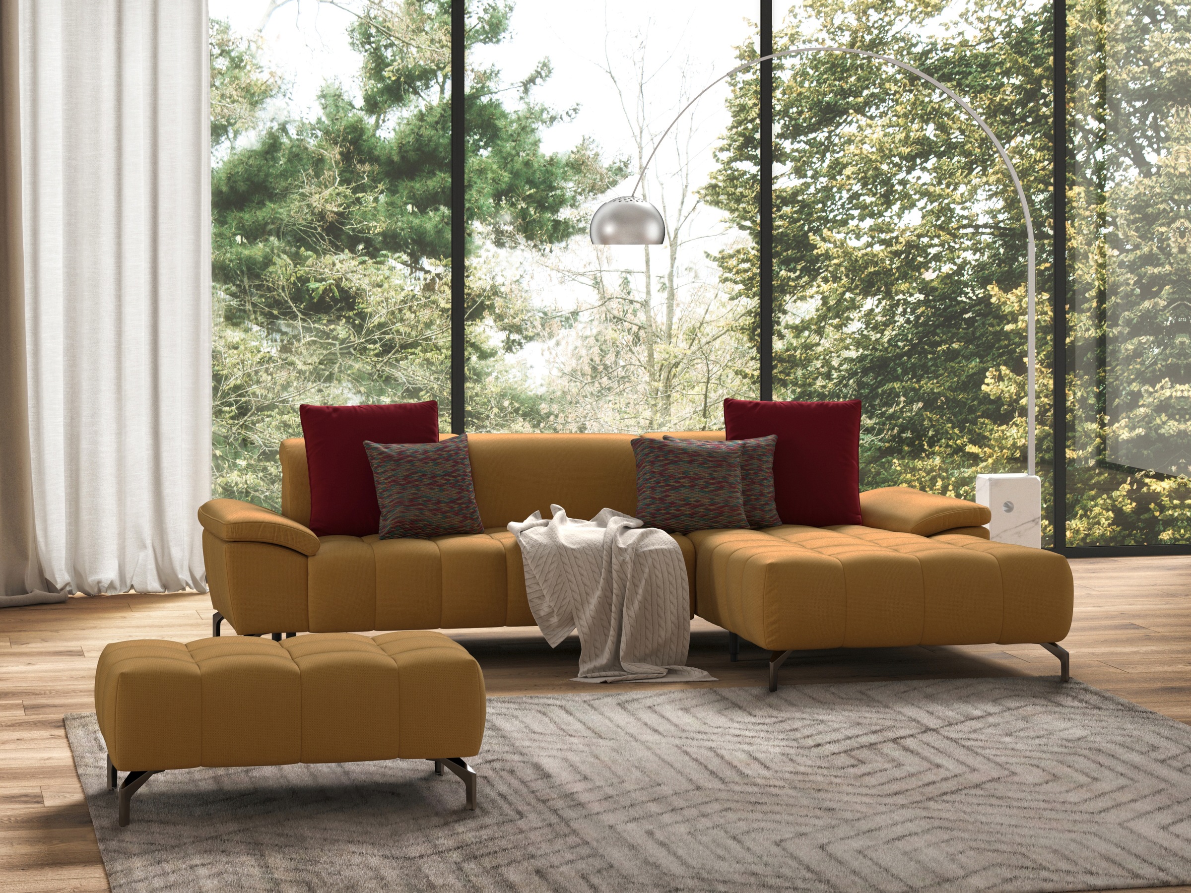 sit&more Hocker »Cool« mit schwarzen Füssen