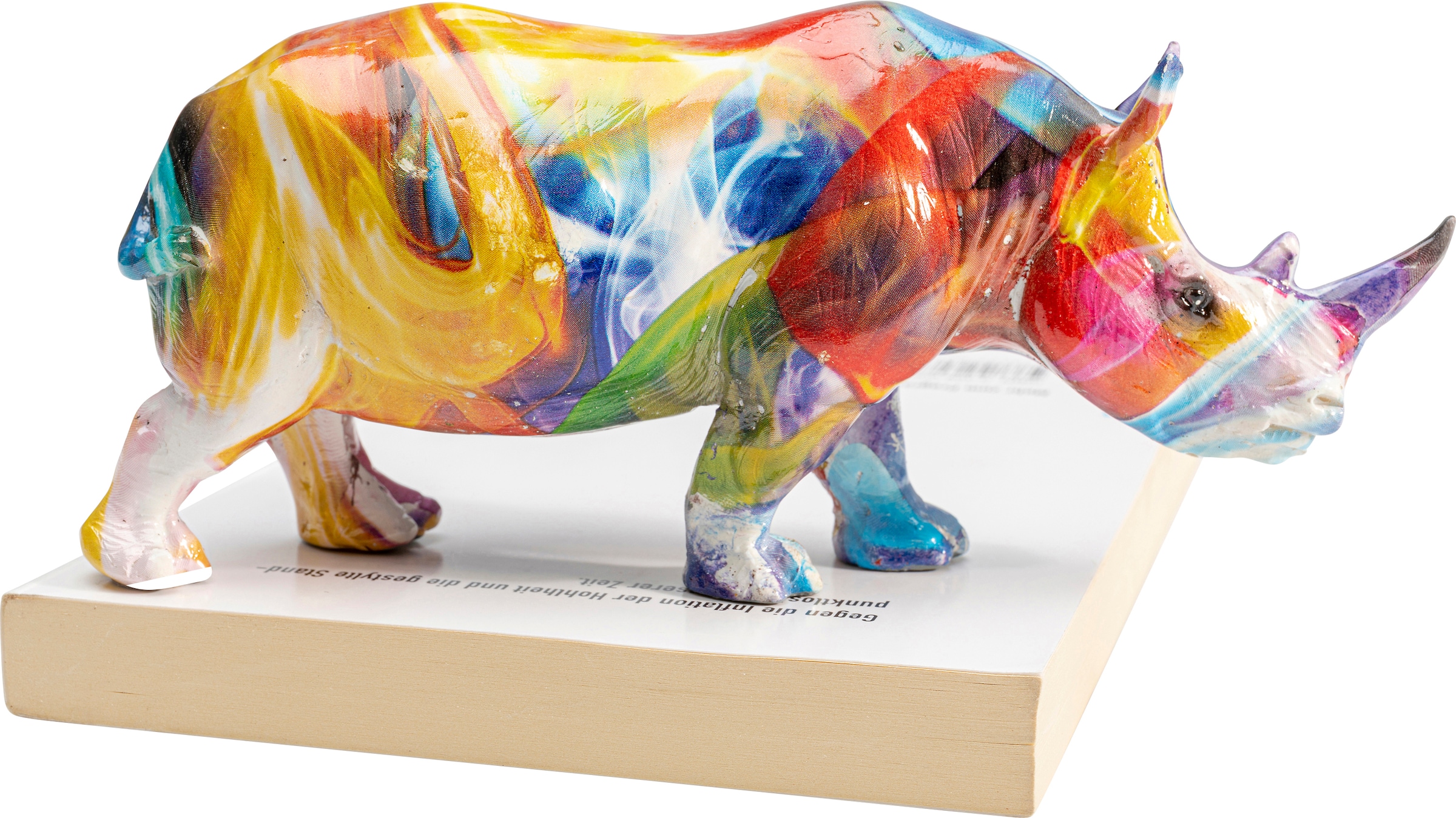 Kare Design Dekofigur »Deko Figur Colored Rhino 17cm«