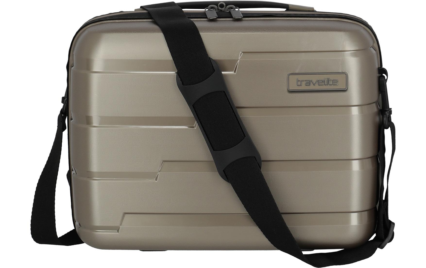 travelite Trousse de toilette »AIR BASE Kosmetikkoffer Hartschale« mit TSA-Schloss und Aufsteckfunktion – robust und leicht