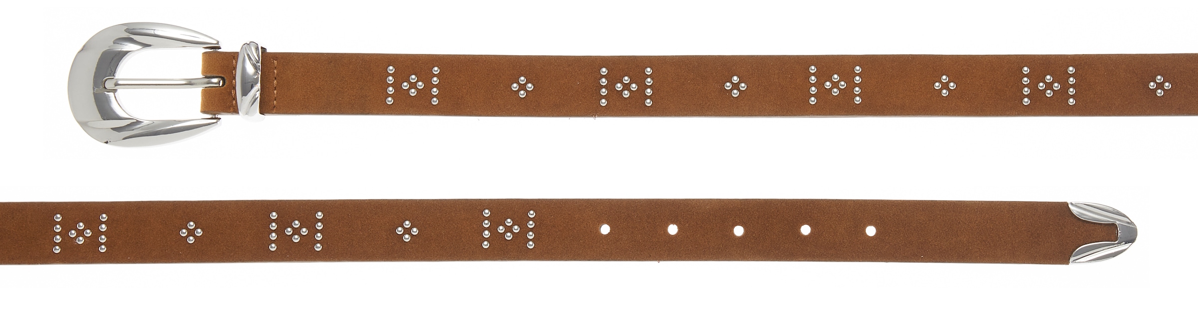 LASCANA Ceinture de hanche »Hosengürtel, Jeansgürtel, Westerngürtel, Gürtel« NOUVEAU dans un look western moderne en aspect cuir velours