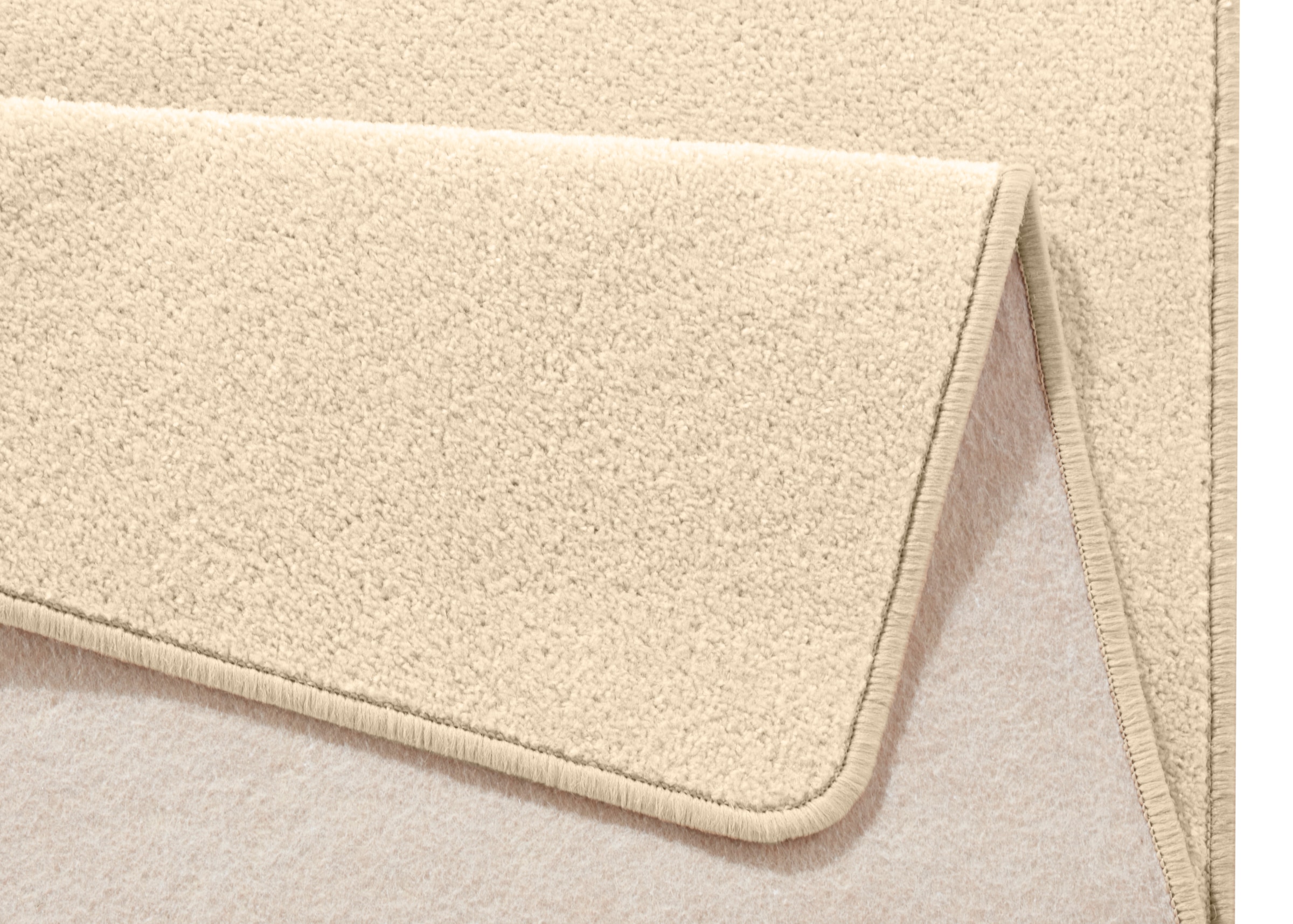 HANSE Home Teppich »Fancy« rechteckig 7 mm Höhe Kurzflor, Läufer, uni, gekettelt, Wohnzimmer, Schlafzimmer, Esszimmer