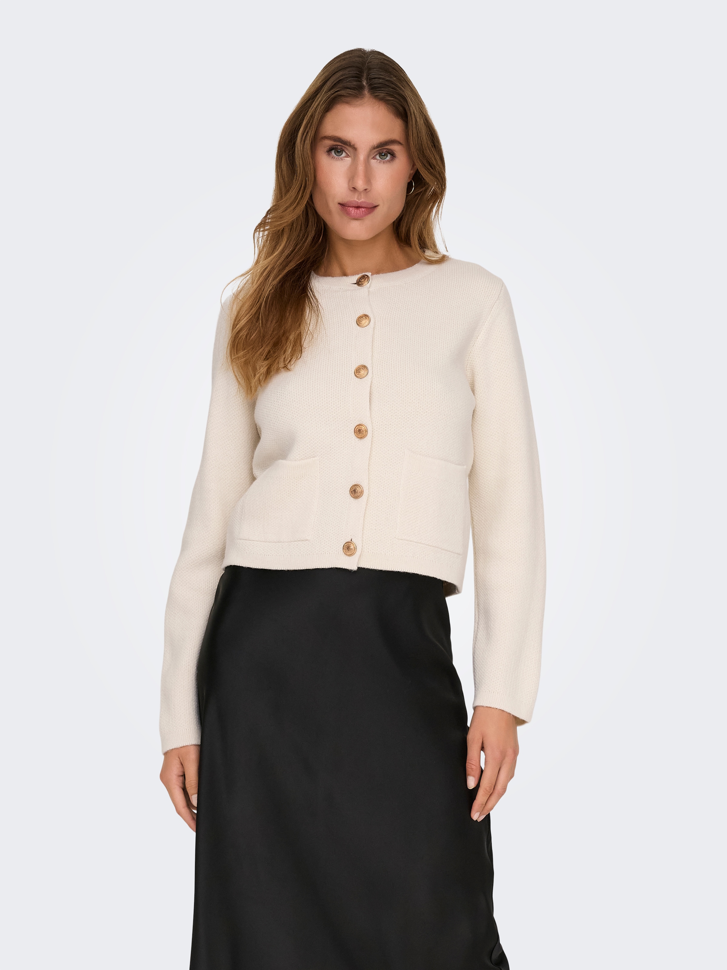 JDY Strickjacke »JDYKIM L/S ON BUTTON CARDIGAN KNT NOOS«