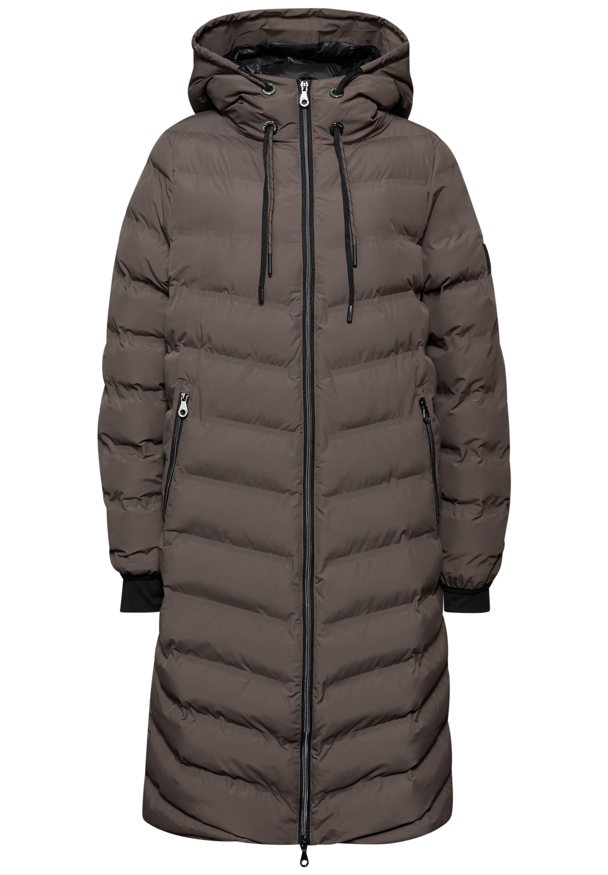 STREET ONE Veste matelassée mit Kapuze und geklebten Nähten