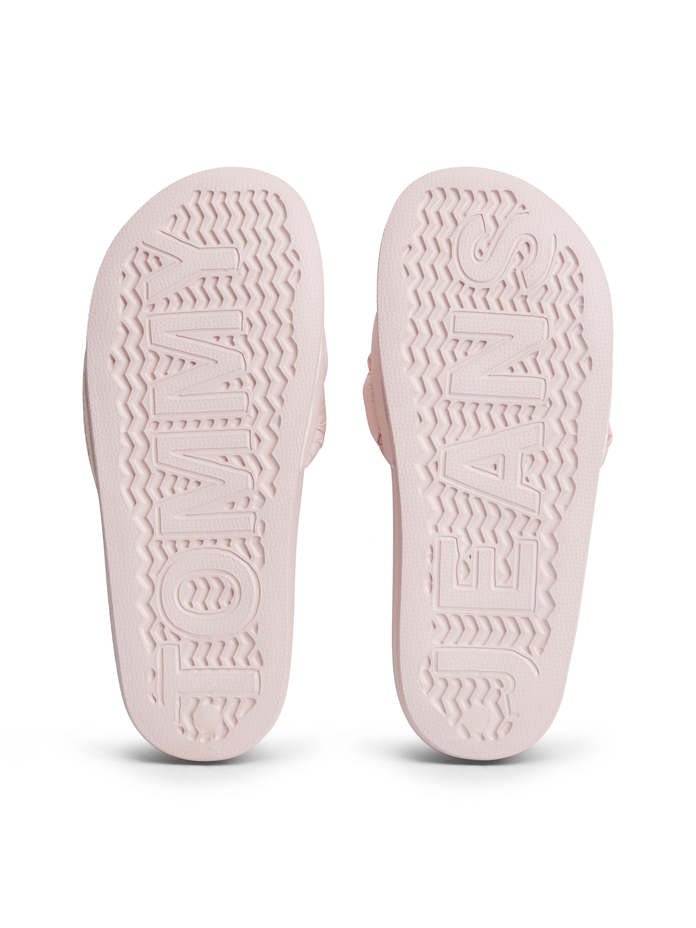 Tommy Jeans Pantolette »TJW BRAIDED SLIDES«  Chaussure d'été, chaussure à enfiler, chaussure de plage avec bande tressée