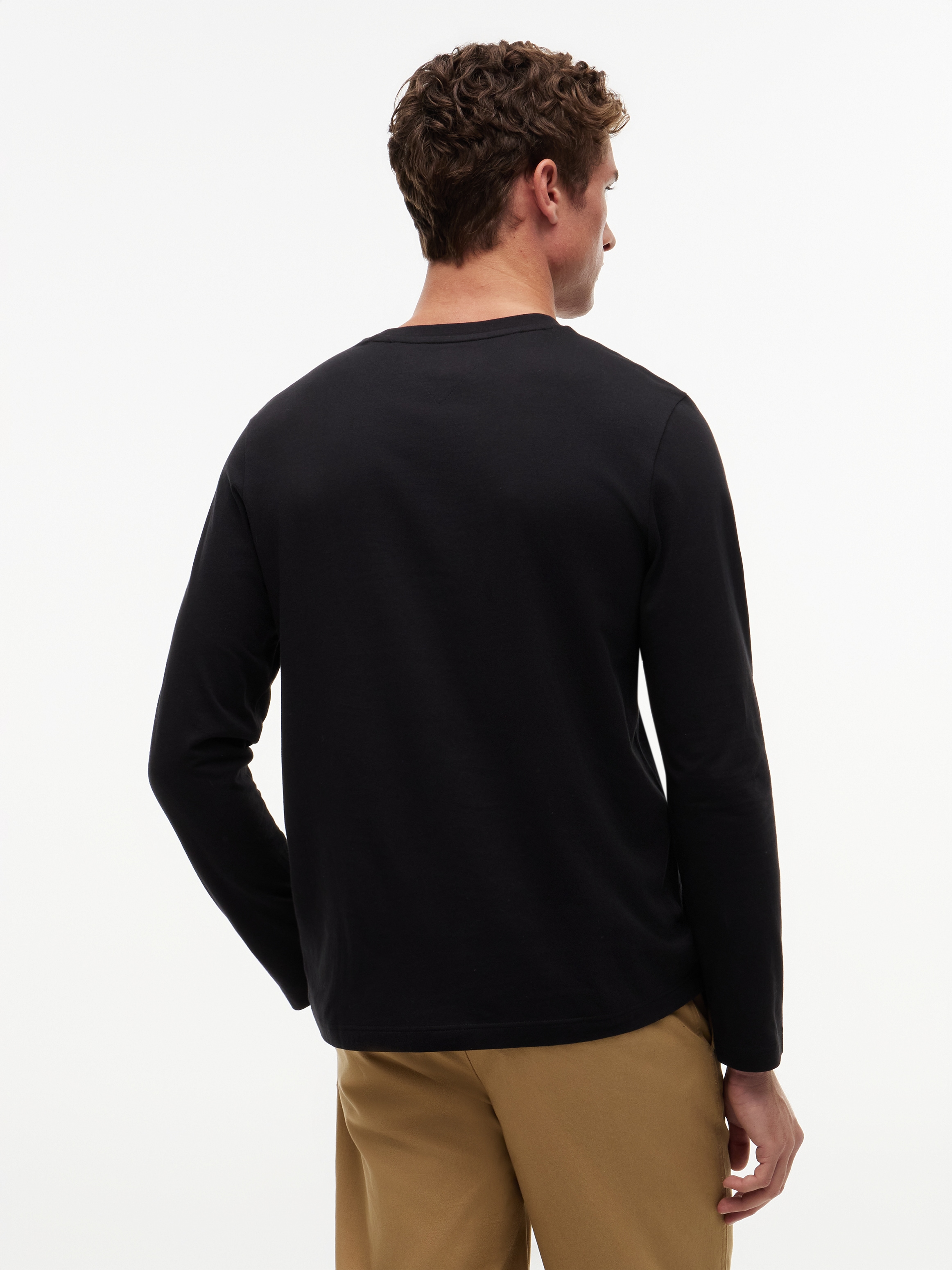 Tommy Hilfiger Langarmshirt »SCRIPT STACK LS REGULAR TEE«