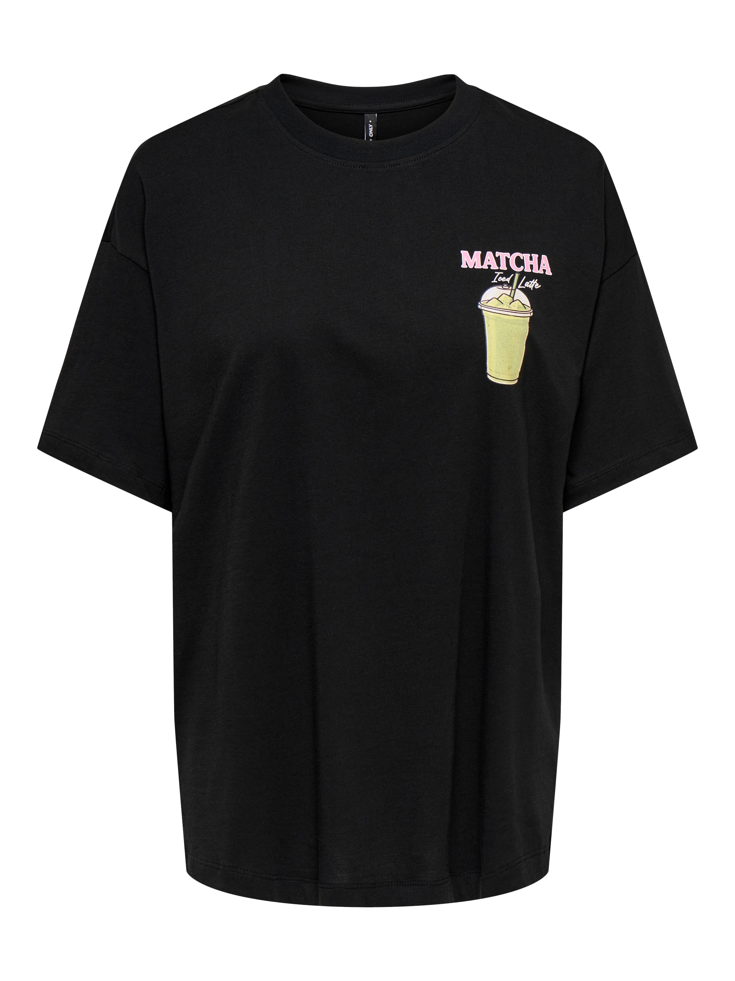 ONLY T-shirt à manches courtes »ONLRITA S/S PRINTED TEE CS JRS« coton, coupe loose, col rond