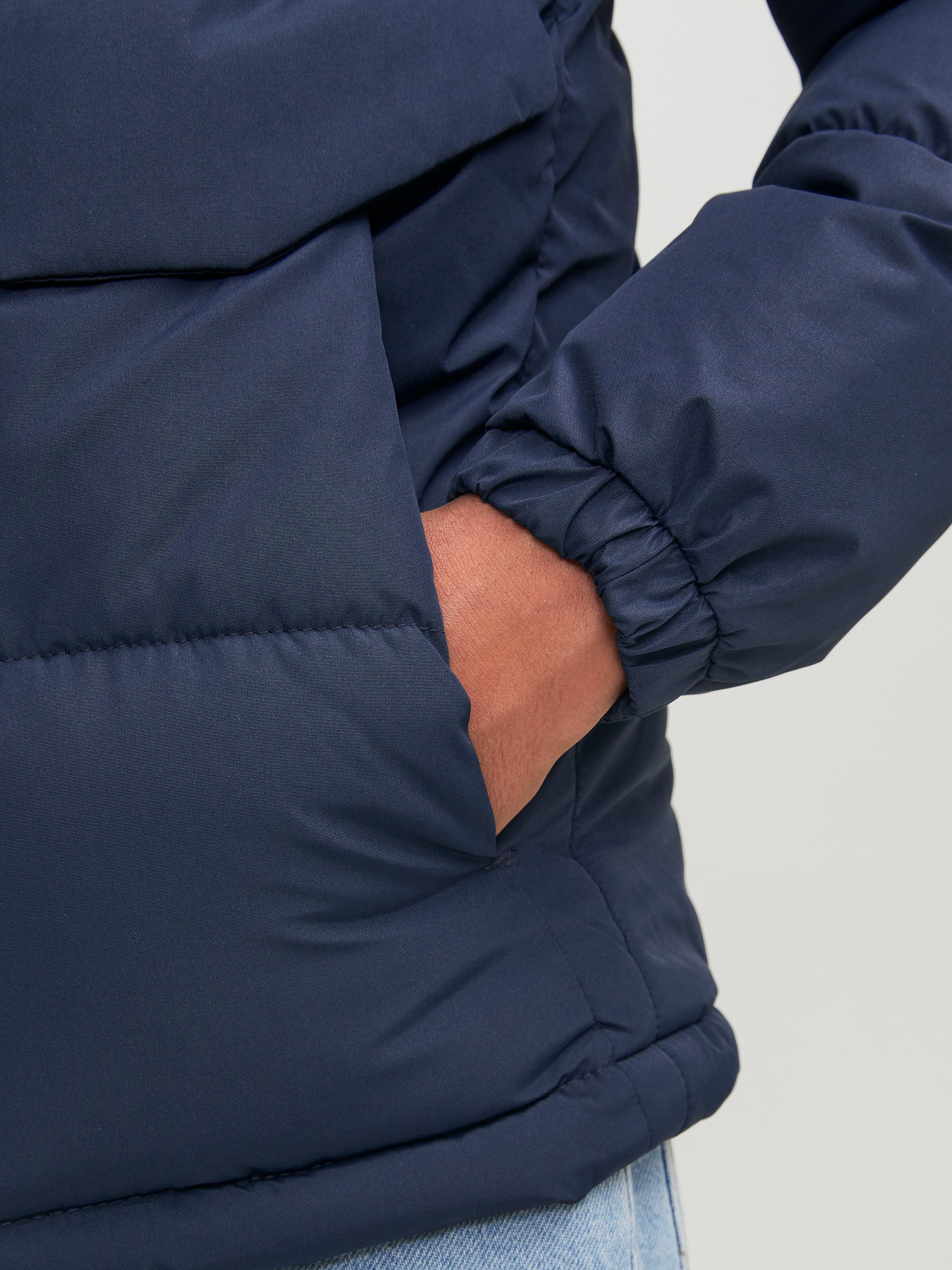 Jack & Jones Junior Steppjacke »JCOSPEED PUFFER SN JNR« mit Kapuze Polyester, regular fit