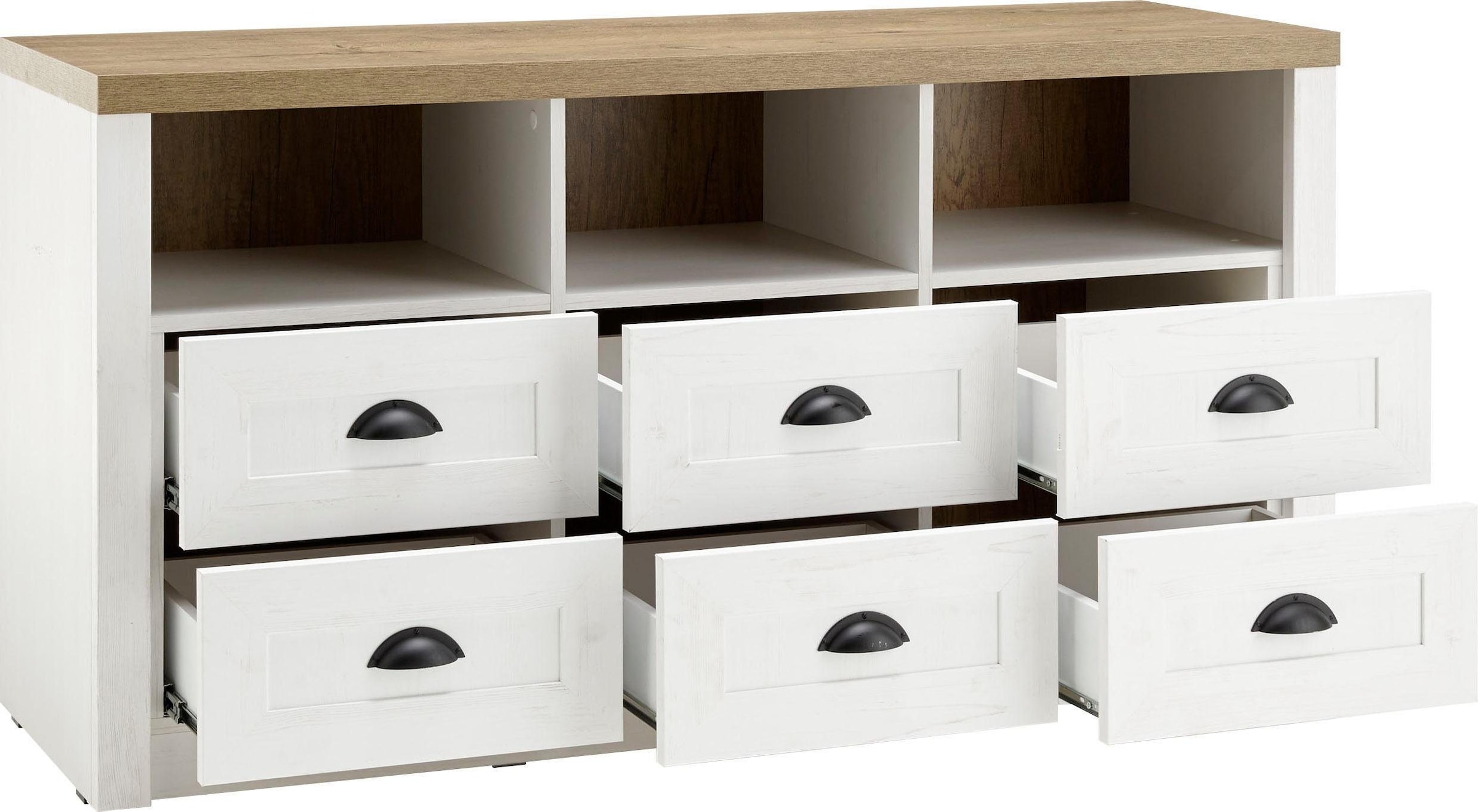 Home affaire Lowboard »Beauvais« Breite ca. 130 cm