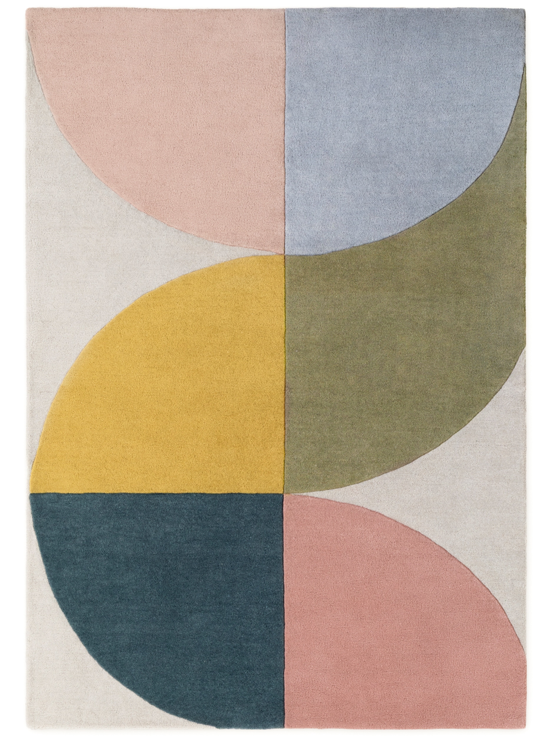 Ted Baker Tapis en laine »Savile« Rectangulaire 17 mm Höhe Laine, tapis naturel, fait main, salon, chambre à coucher, coloré