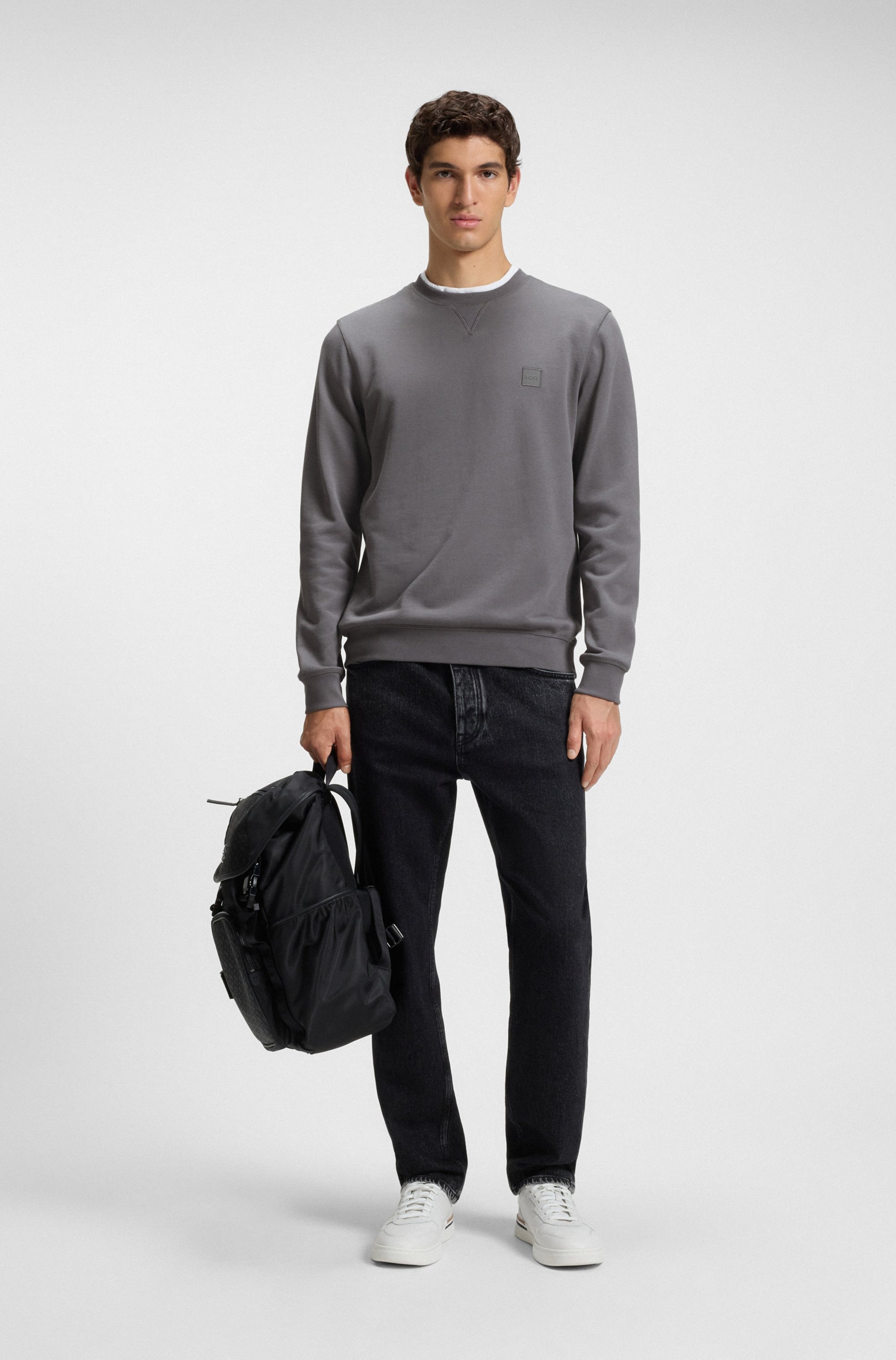 BOSS ORANGE Sweat-shirt »Westart«, avec patch logo BOSS
