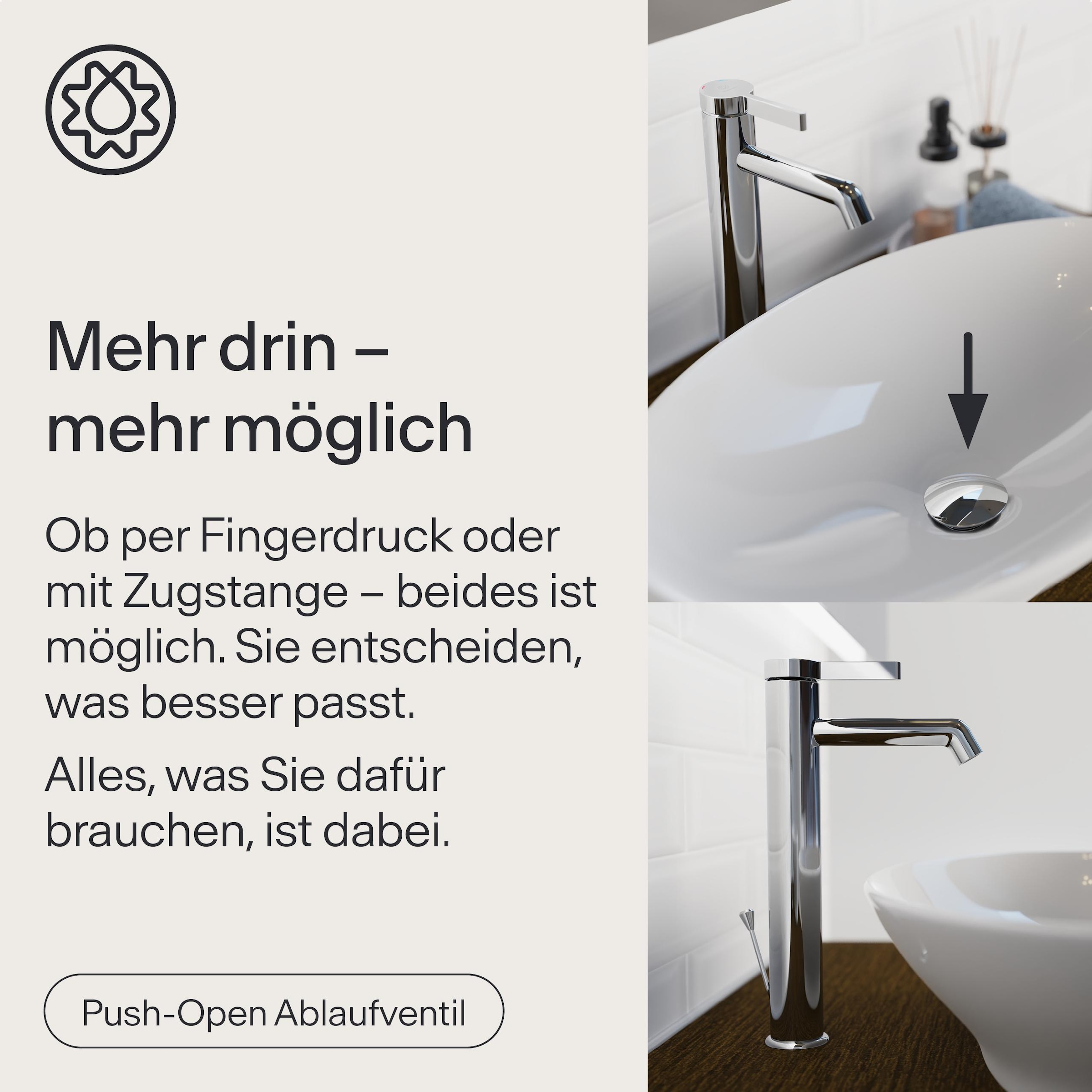 WASSERWERK Robinet de lavabo »WT 11« incl. popup, économie d'eau