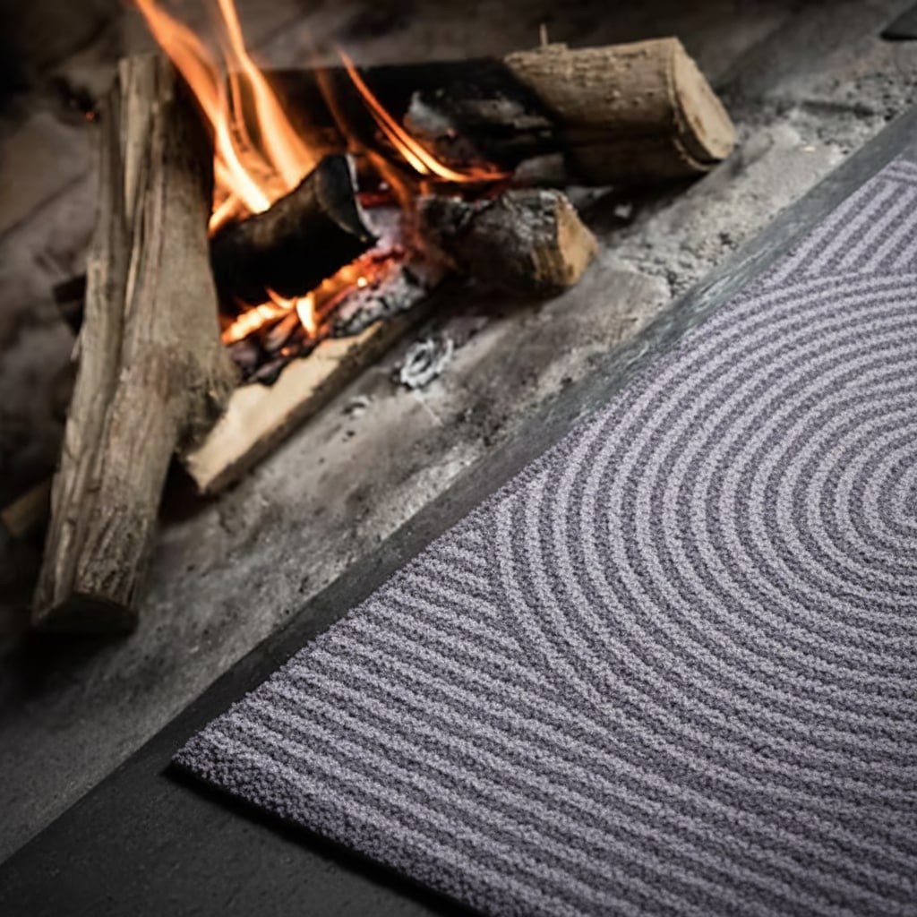 GOODproduct Tapis de sol »Sammo, Schmutzfangmatte, Teppich, für Hausflur und Wohnbereiche« Rectangulaire 5 mm Höhe Indoor, Eingangsmatte, Design, Scandi, Zen, rutschfeste Unterseite
