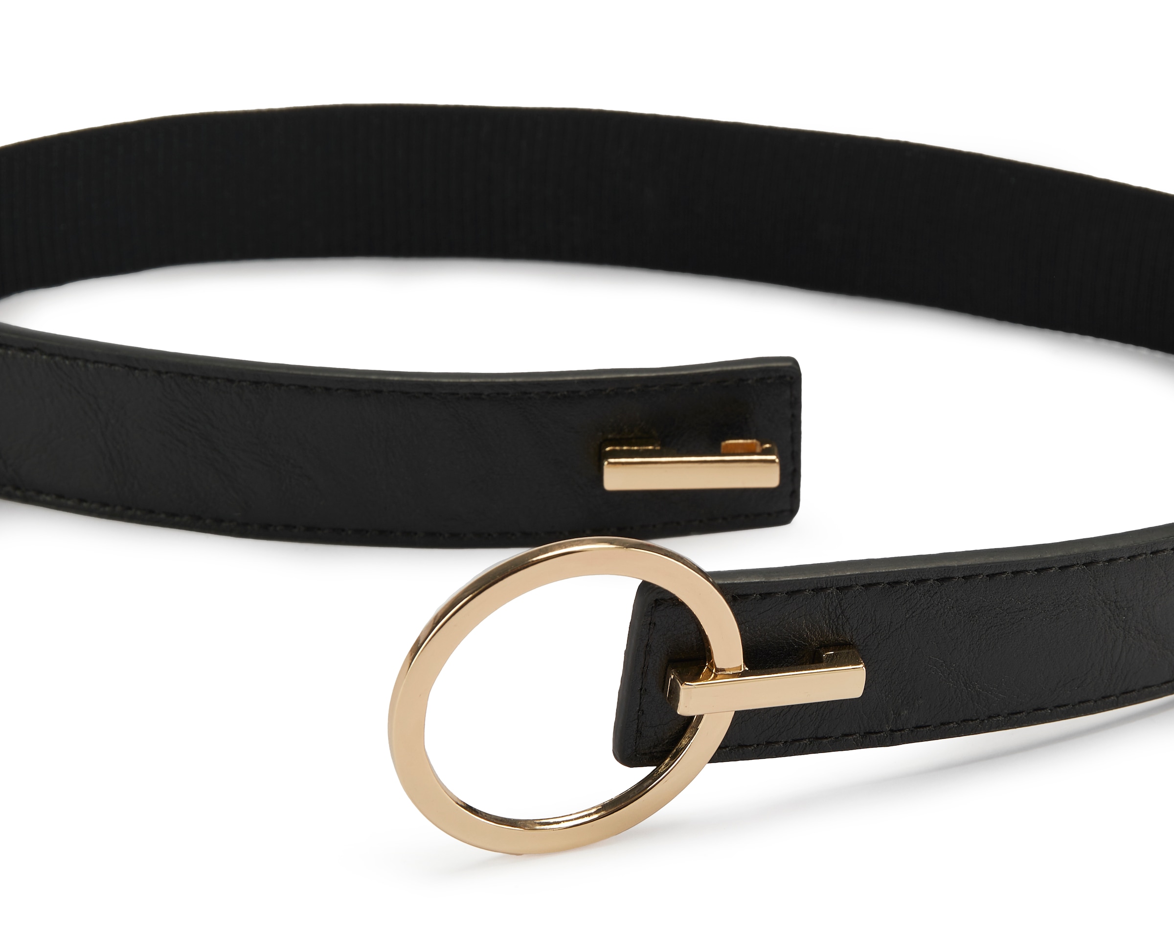 LASCANA Ceinture de taille »Stretchgürtel« mit Ring-Detail, Bauchgürtel, Shaping-Effekt, für Kleid & Overall