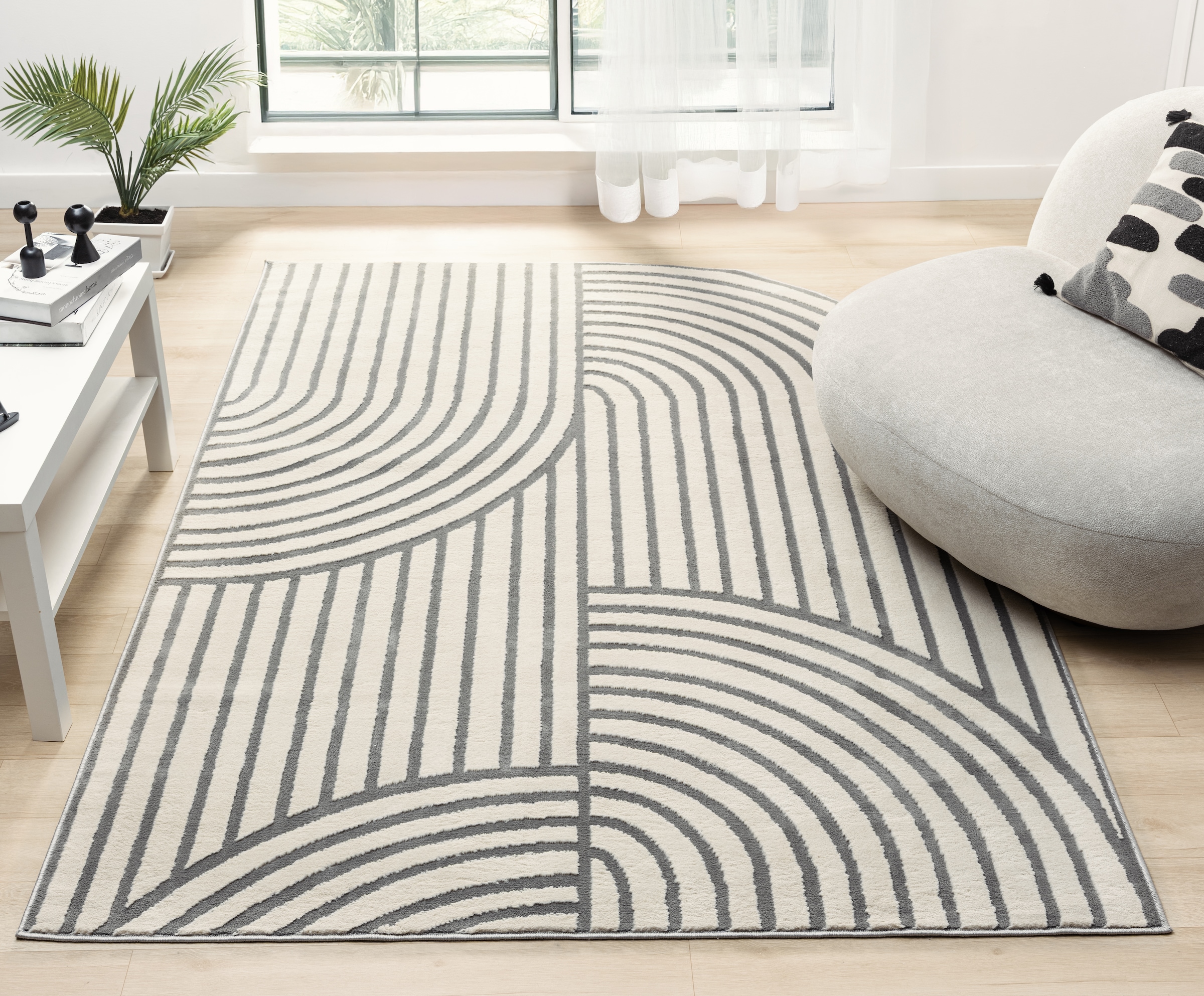 s.Oliver Teppich »Cilla, besondere Form, modernes Design, dichte Qualität« rechteckig 11 mm Höhe Woll-Look, Skandi, Boho, leichter Glanz, Wohnzimmer, Schlafzimmer