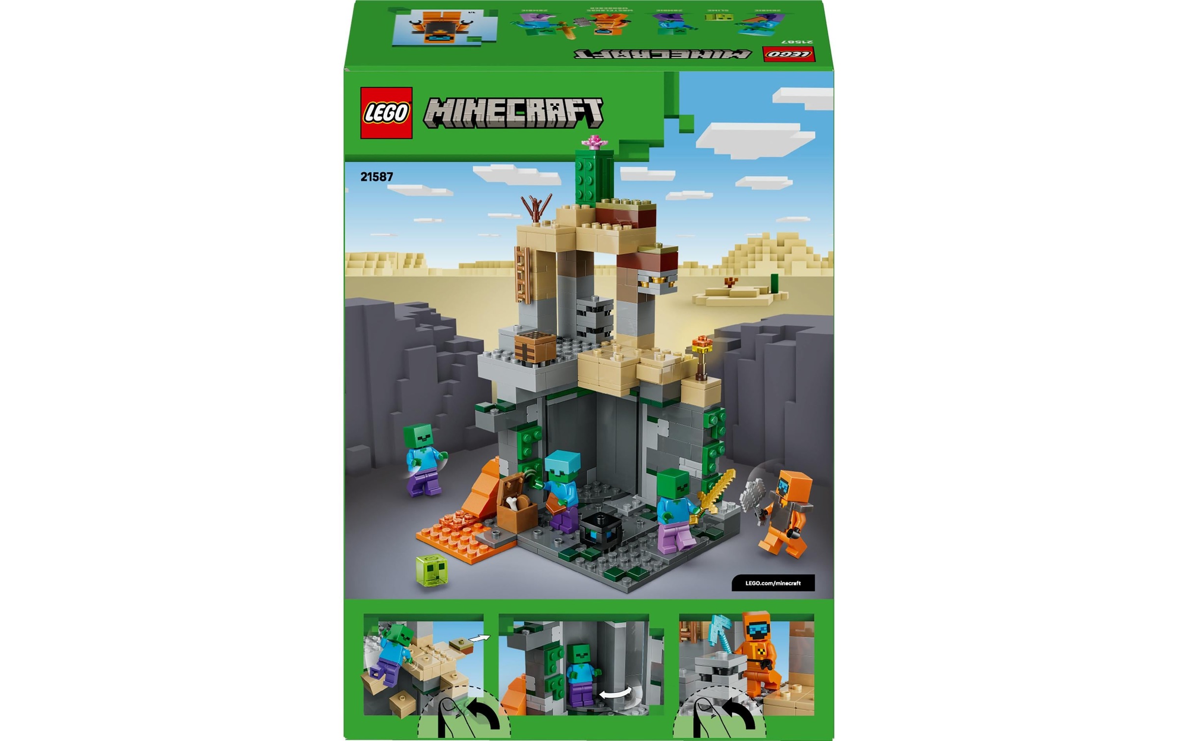   Pions de construction »Minecraft Zombieverlies 21587« Kategorie: Fantasy-Welt