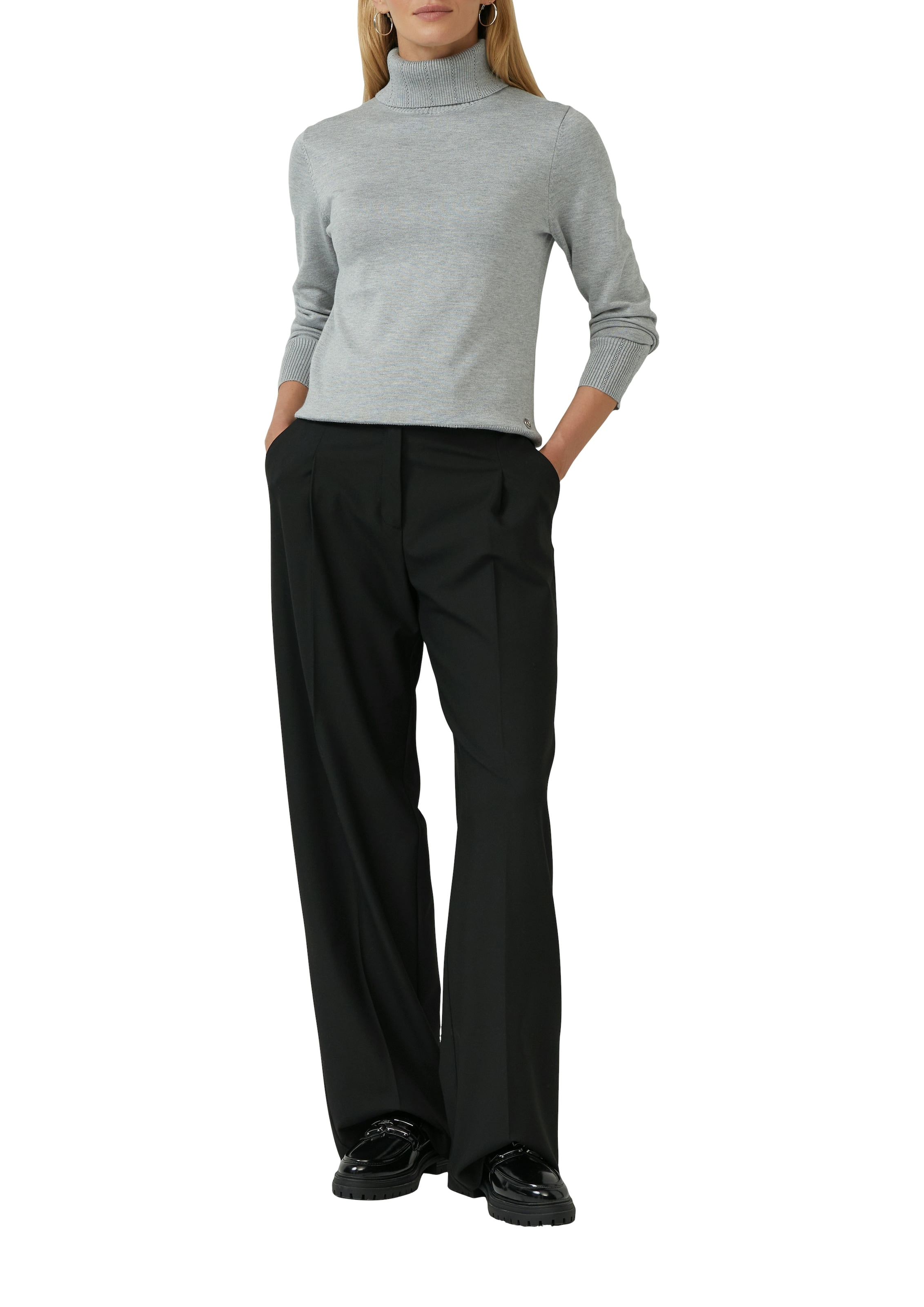 s.Oliver BLACK LABEL Pull en tricot mit Rollkragen