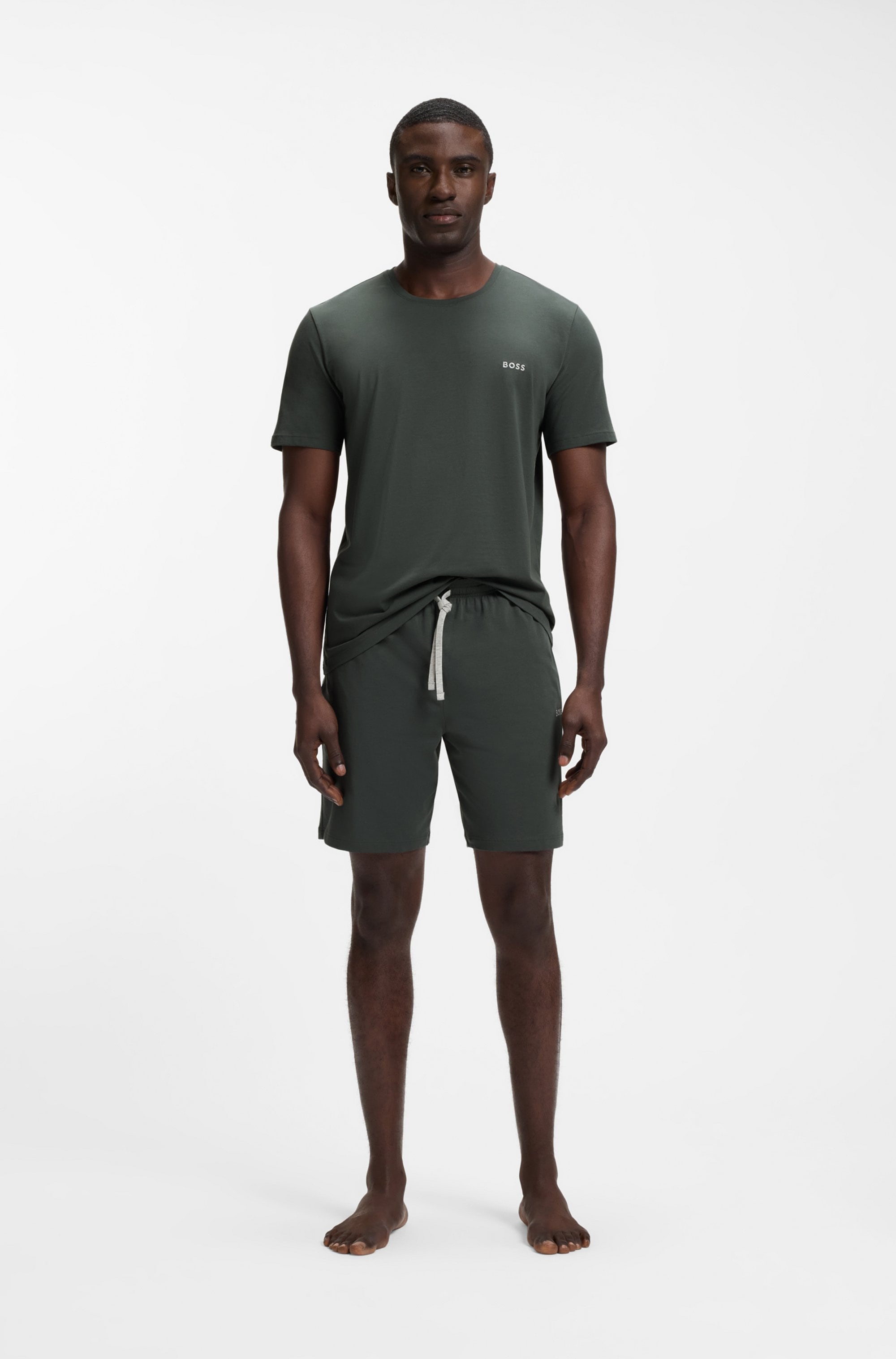 BOSS T-shirt »Mix&Match T-Shirt R« mit Logostickerei