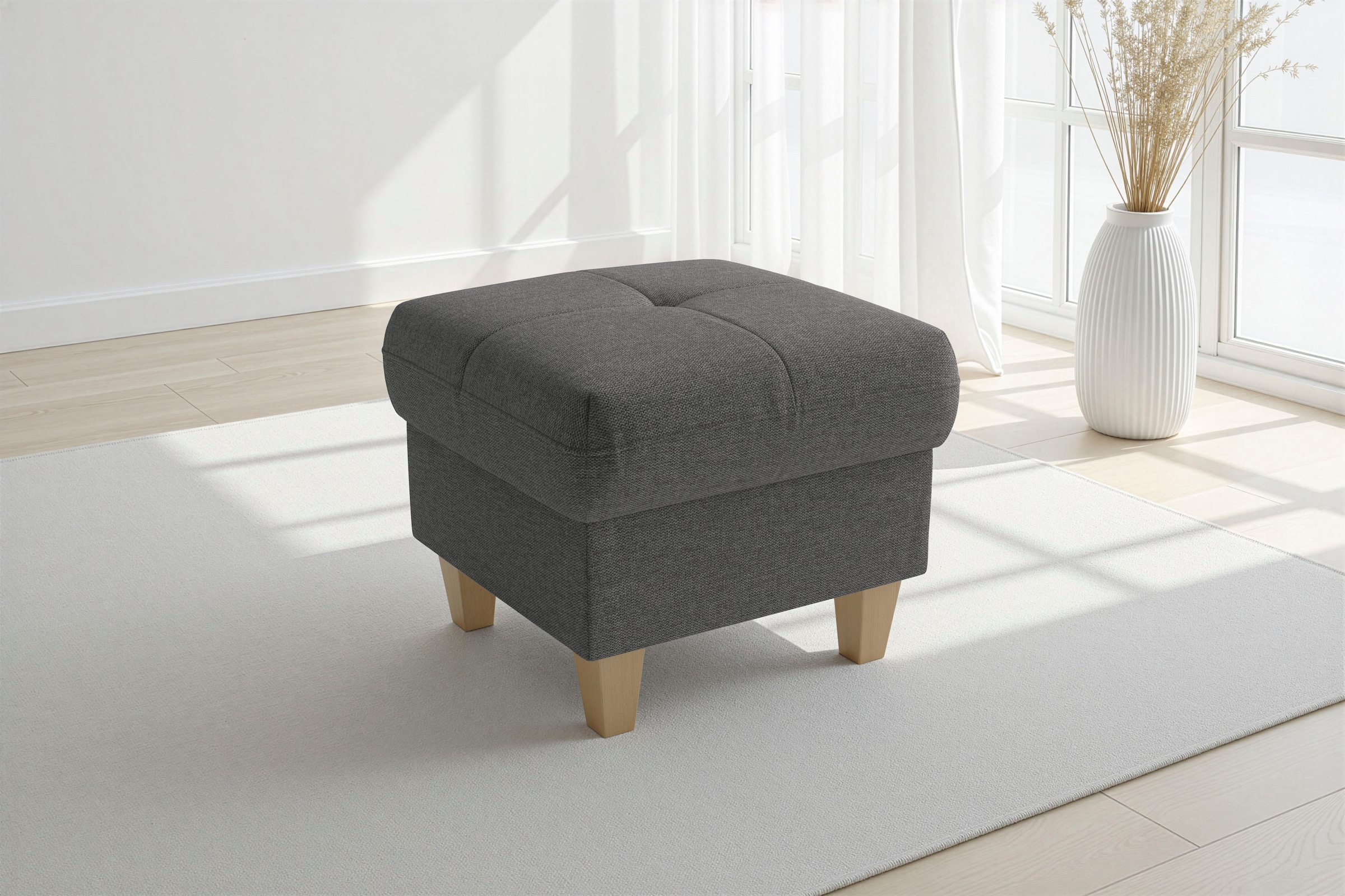sit&more Tabouret rembourré »Pamela, B: 58 cm« 1 cuis tlg. différentes couleurs et tissus, supporte jusqu'à 120 kg