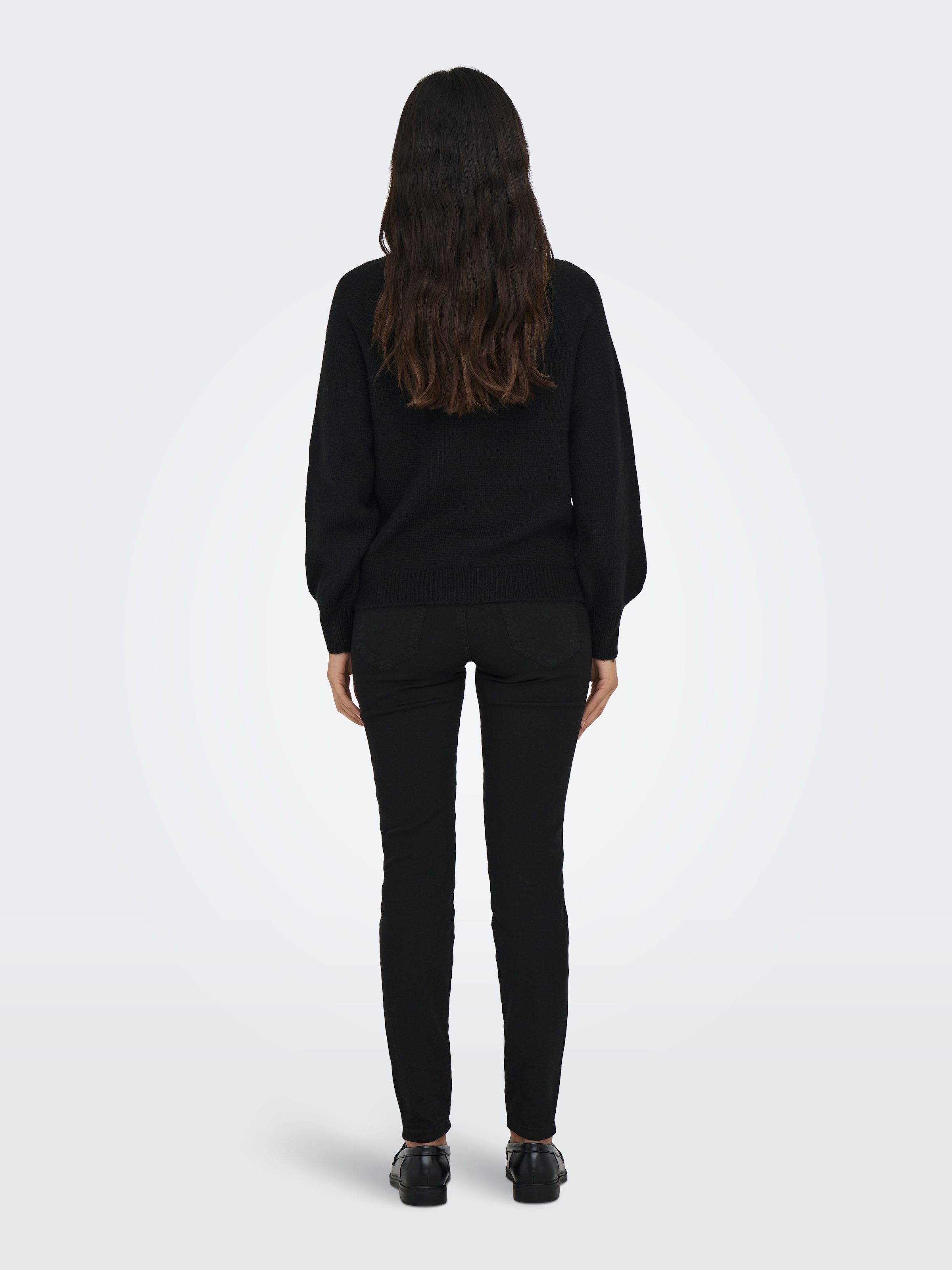 ONLY Rundhalspullover »ONLEMMA LS BUTTON ONECK EX KNT«